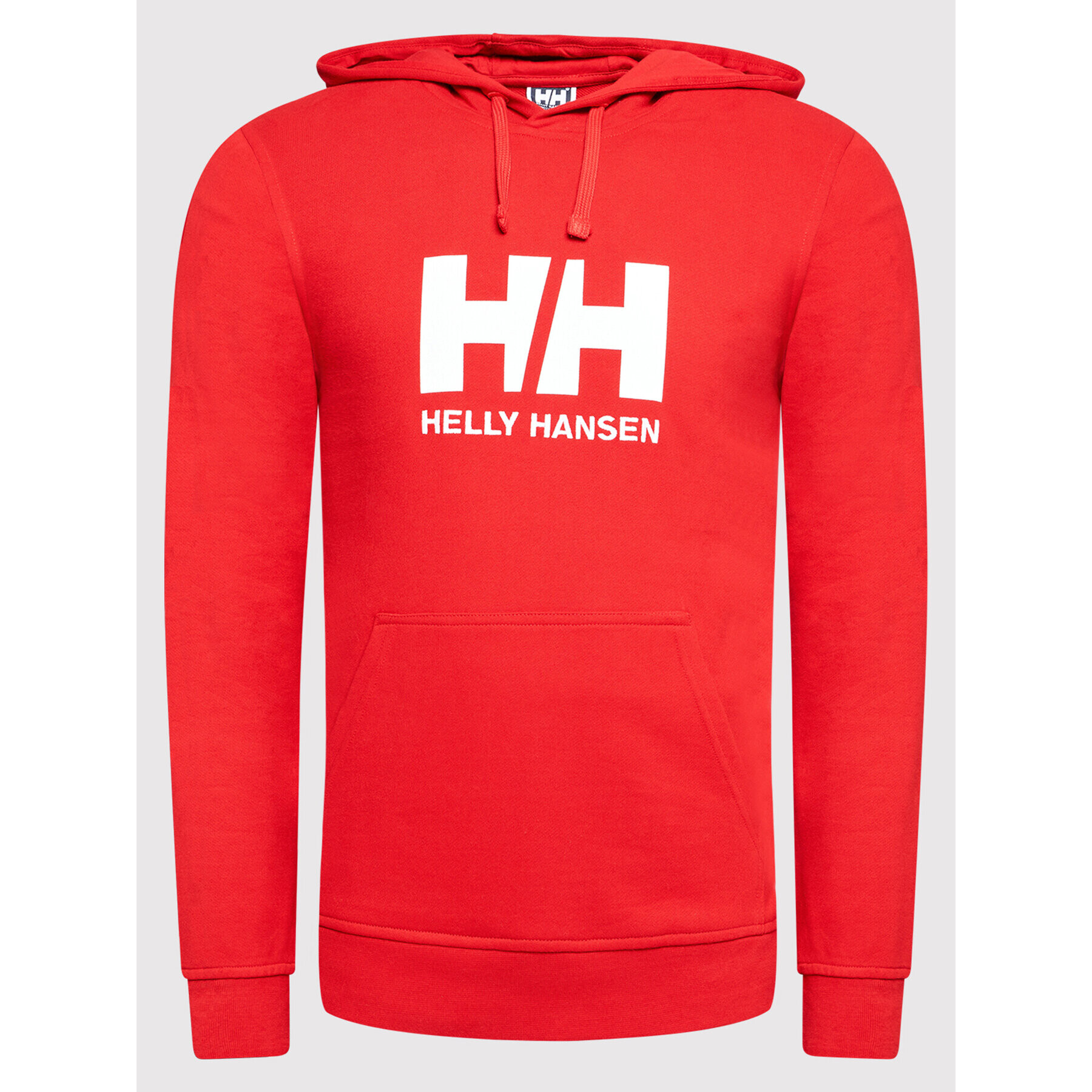 Helly Hansen Mikina Logo 33977 Červená Regular Fit - Pepit.cz