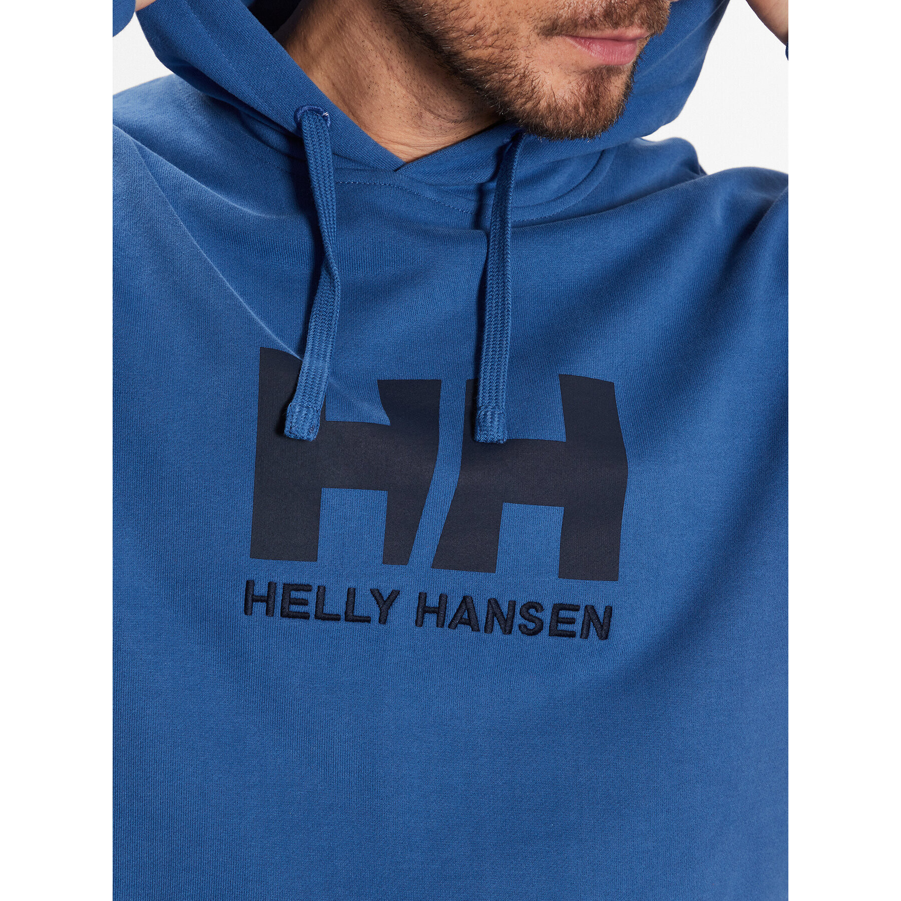 Helly Hansen Mikina Logo 33977 Modrá Regular Fit - Pepit.cz