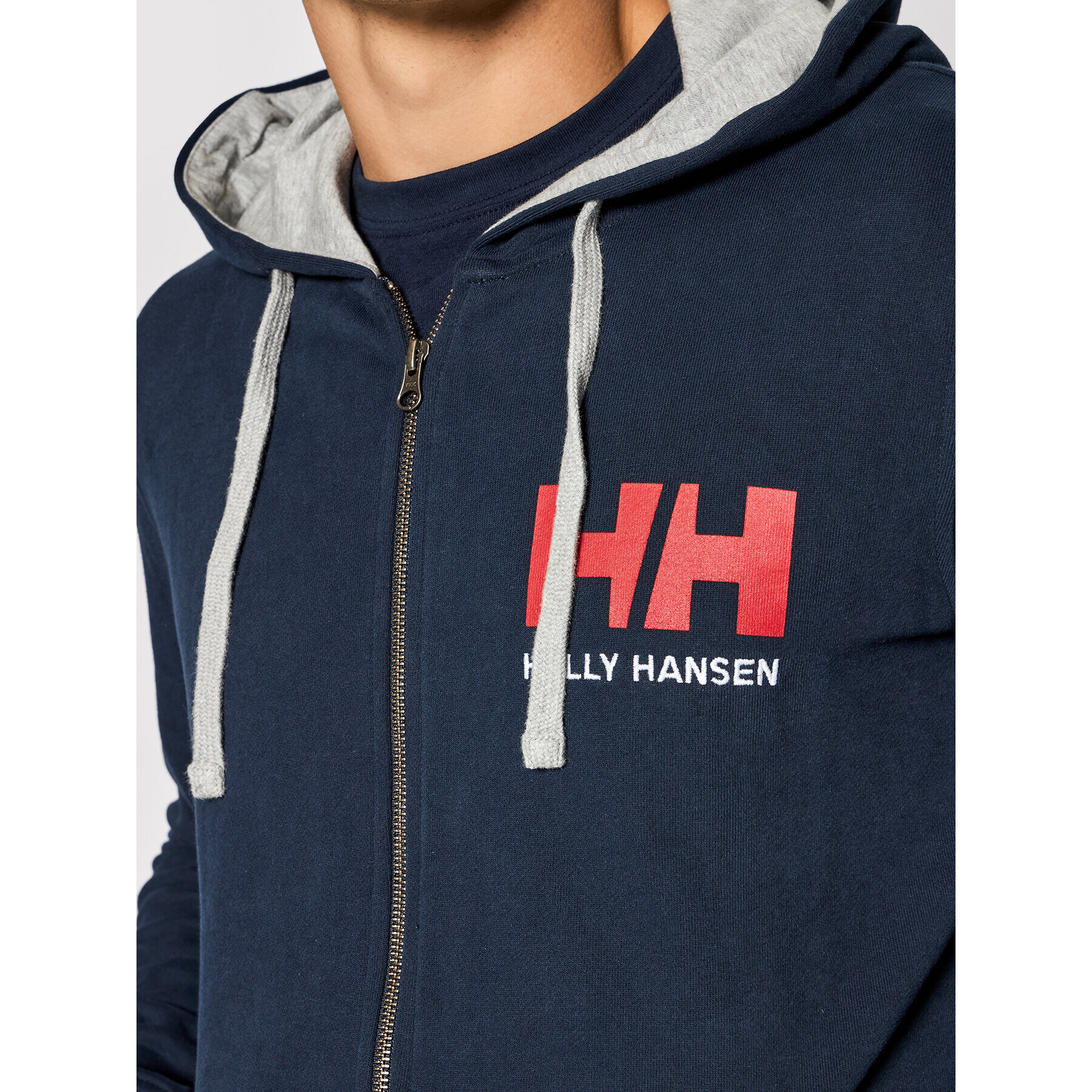 Helly Hansen Mikina Logo 34163 Tmavomodrá Regular Fit - Pepit.cz