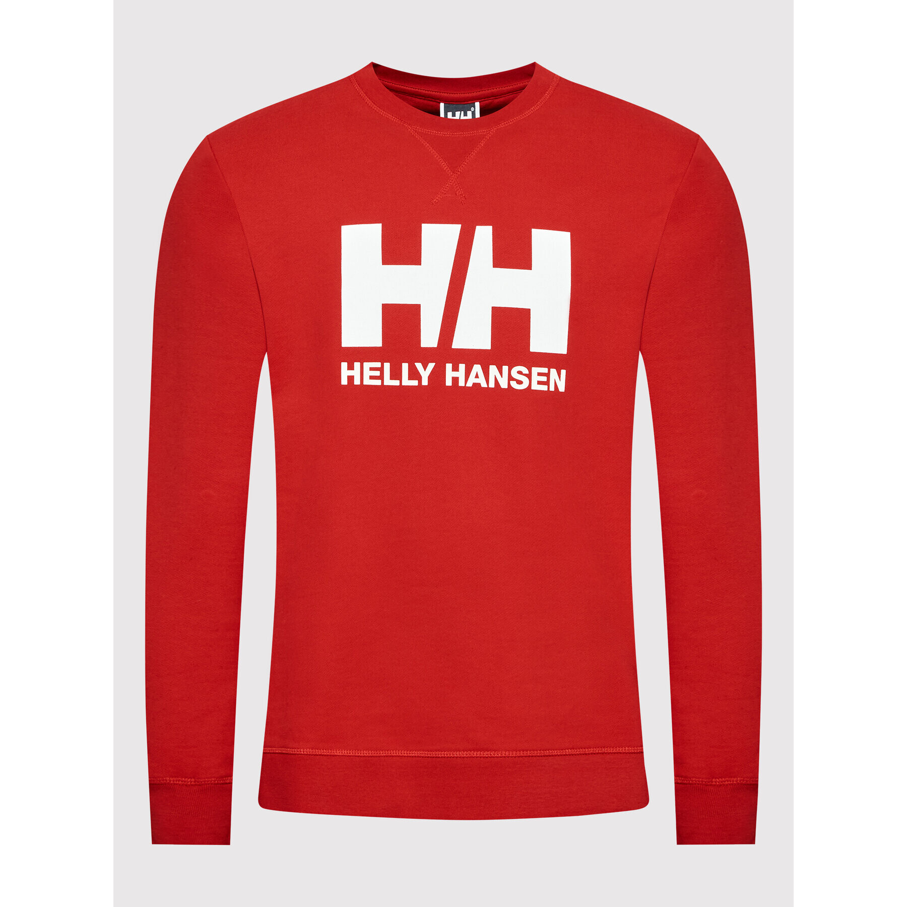 Helly Hansen Mikina Logo Crew 34000 Červená Regular Fit - Pepit.cz