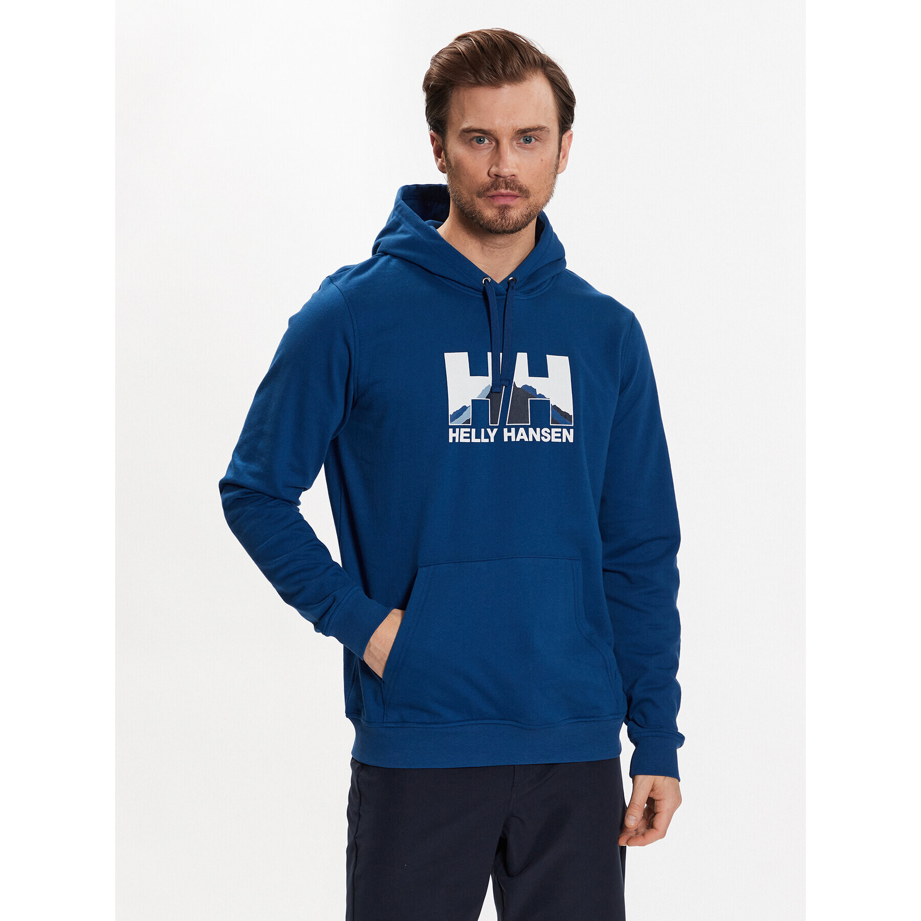 Helly Hansen Mikina Nord Graphic 62975 Modrá Regular Fit - Pepit.cz