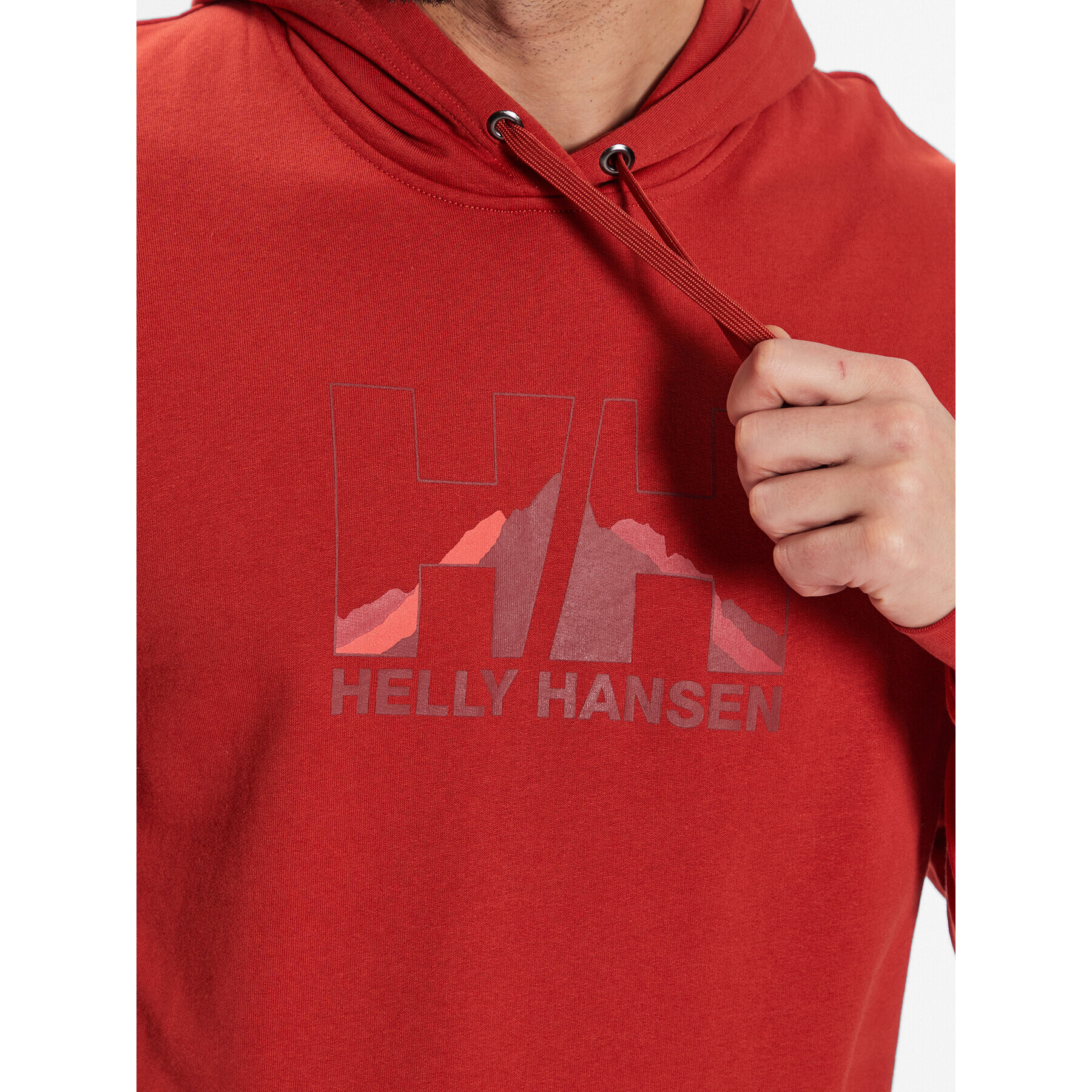 Helly Hansen Mikina Nord Graphic 62975 Oranžová Regular Fit - Pepit.cz