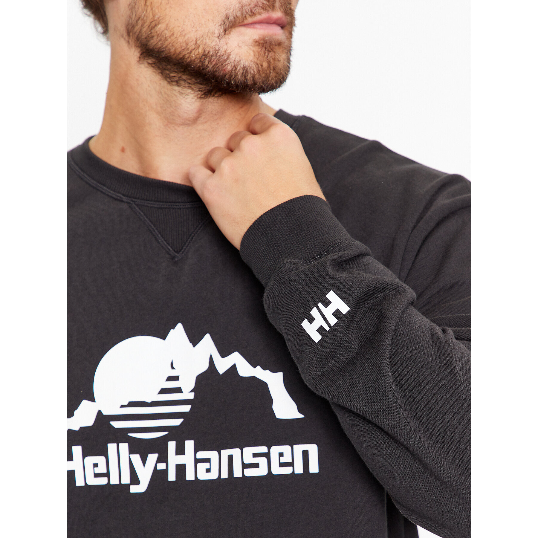 Helly Hansen Mikina Yu Crew Sweater 2.0 53891 Černá Regular Fit - Pepit.cz