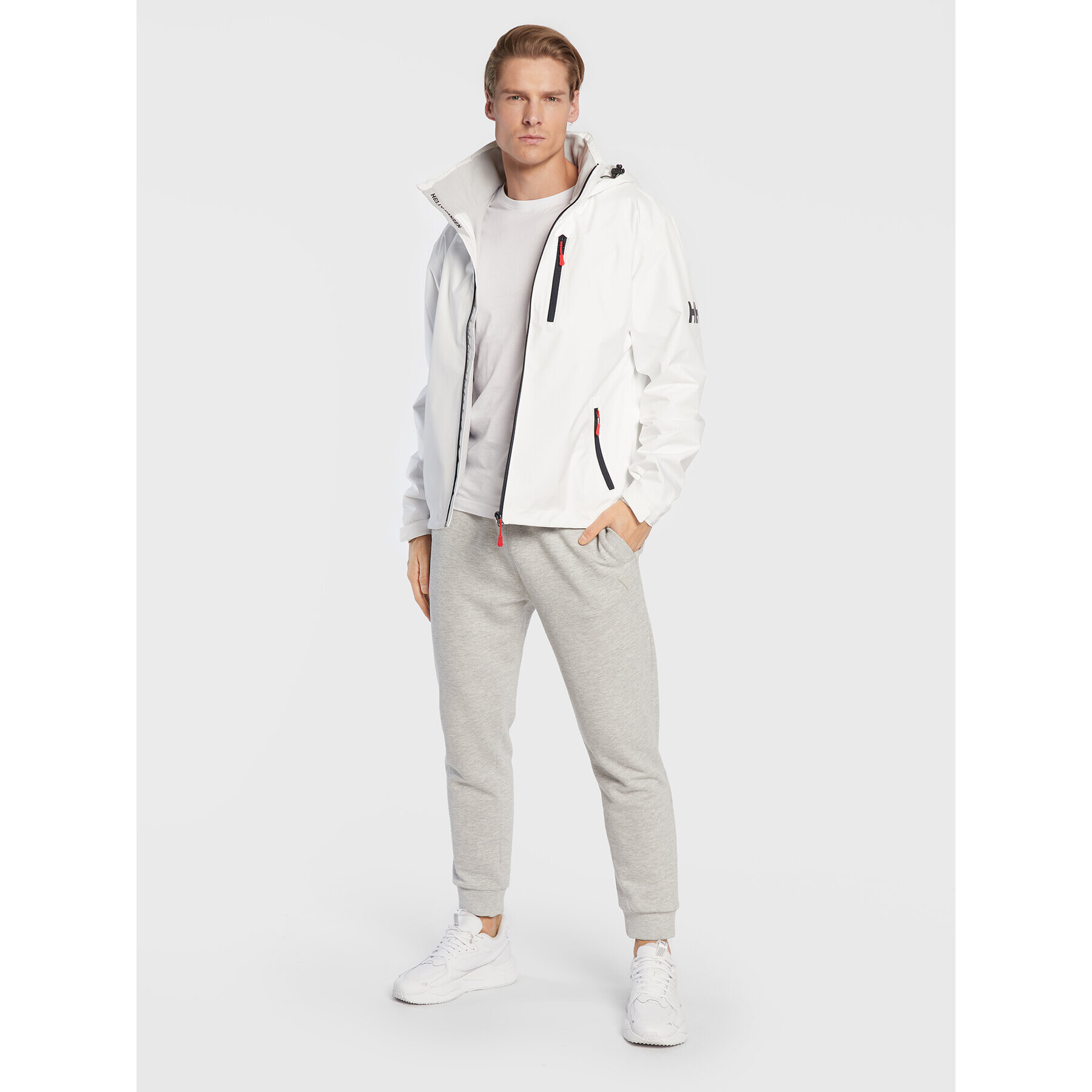 Helly Hansen Námořnická bunda Crew 33874 Bílá Regular Fit - Pepit.cz