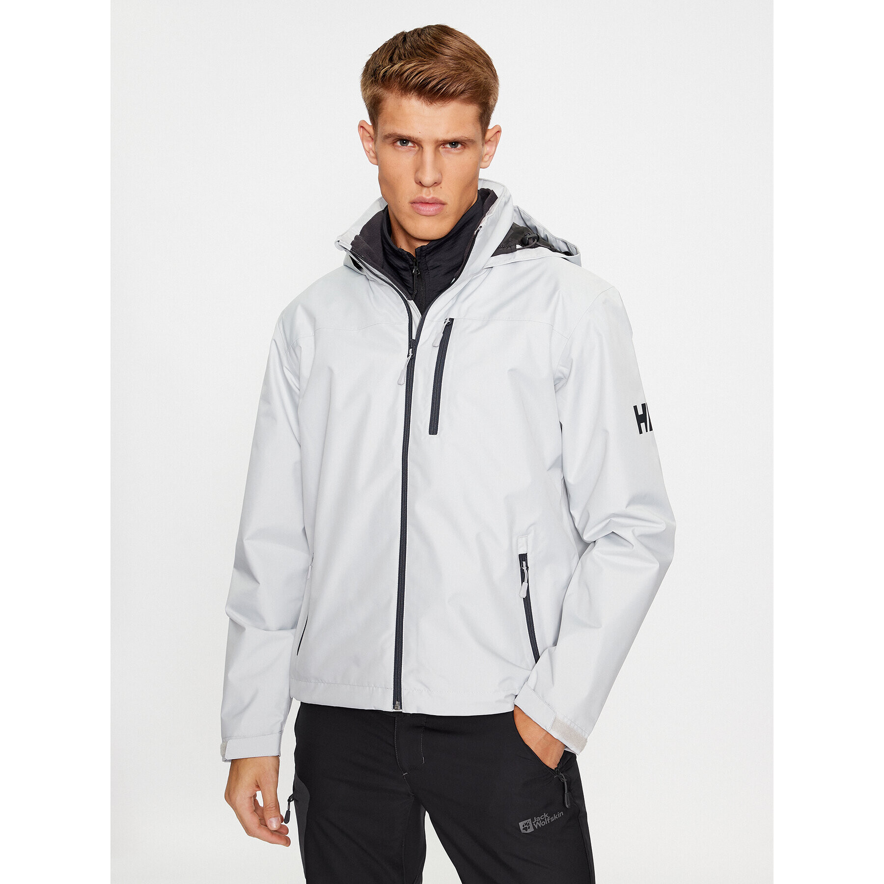 Helly Hansen Námořnická bunda Crew 33874 Šedá Regular Fit - Pepit.cz