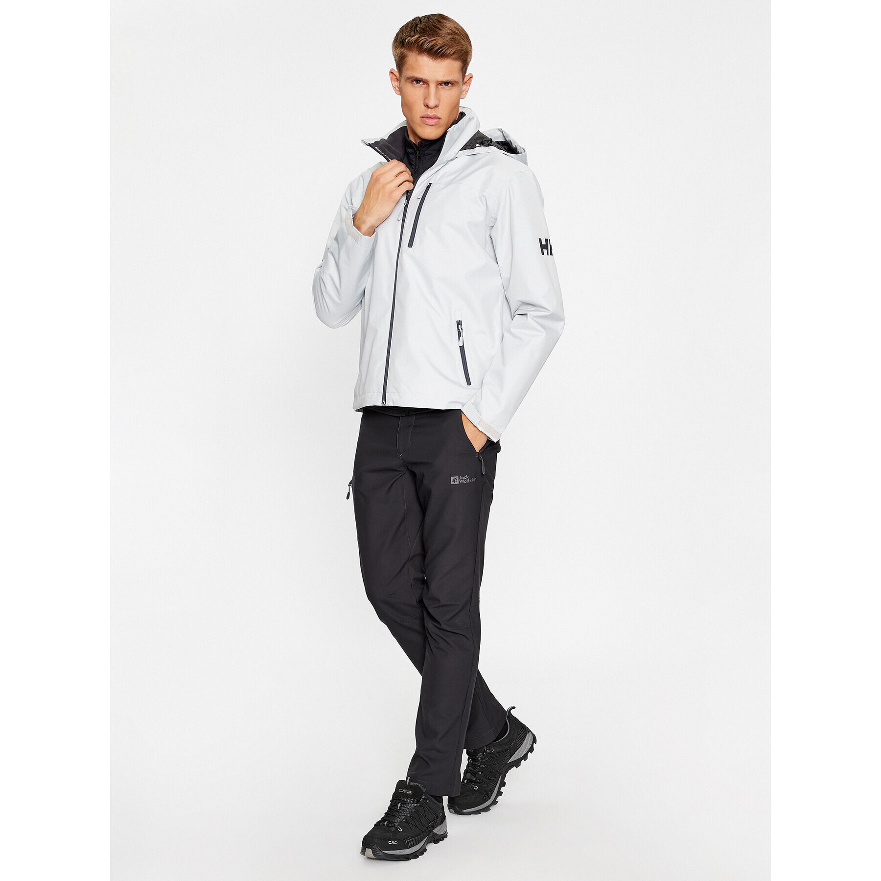 Helly Hansen Námořnická bunda Crew 33874 Šedá Regular Fit - Pepit.cz