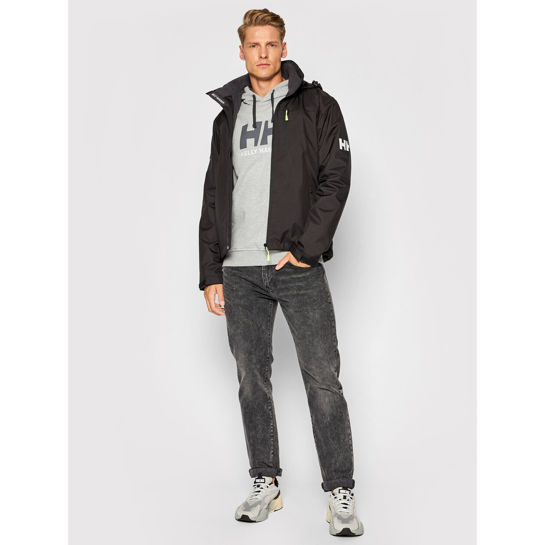 Helly Hansen Námořnická bunda Midlayer 33874 Černá Regular Fit - Pepit.cz