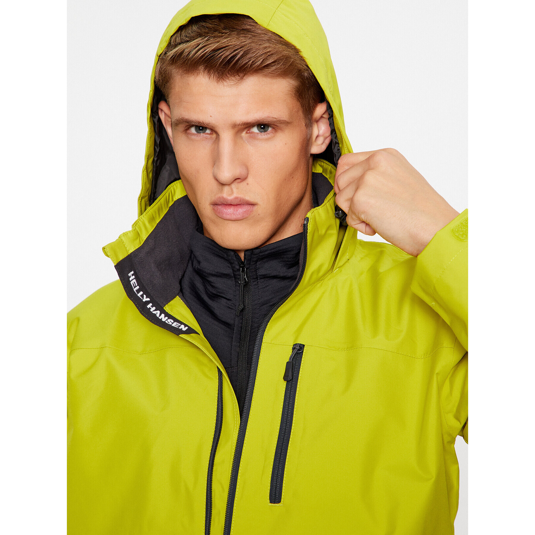 Helly Hansen Námořnická bunda Midlayer 33874 Zelená Regular Fit - Pepit.cz