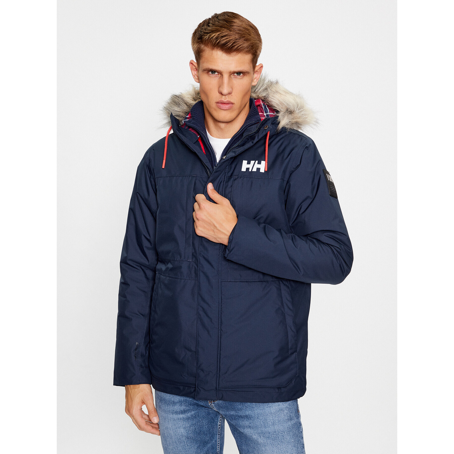 Helly Hansen Parka Coastal 53995 Tmavomodrá Regular Fit - Pepit.cz