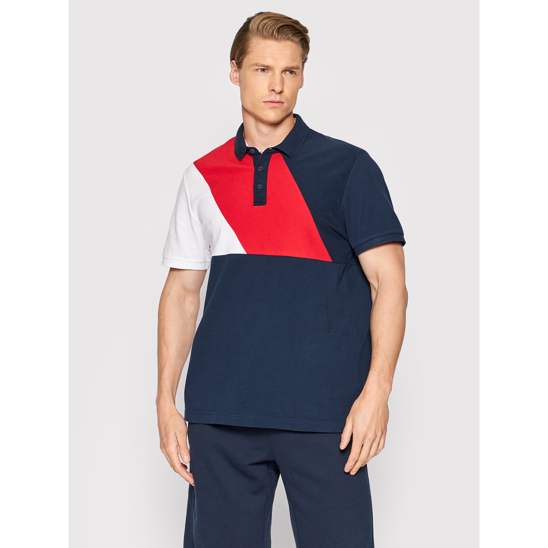 Helly Hansen Polokošile Burgee 30356 Tmavomodrá Regular Fit - Pepit.cz