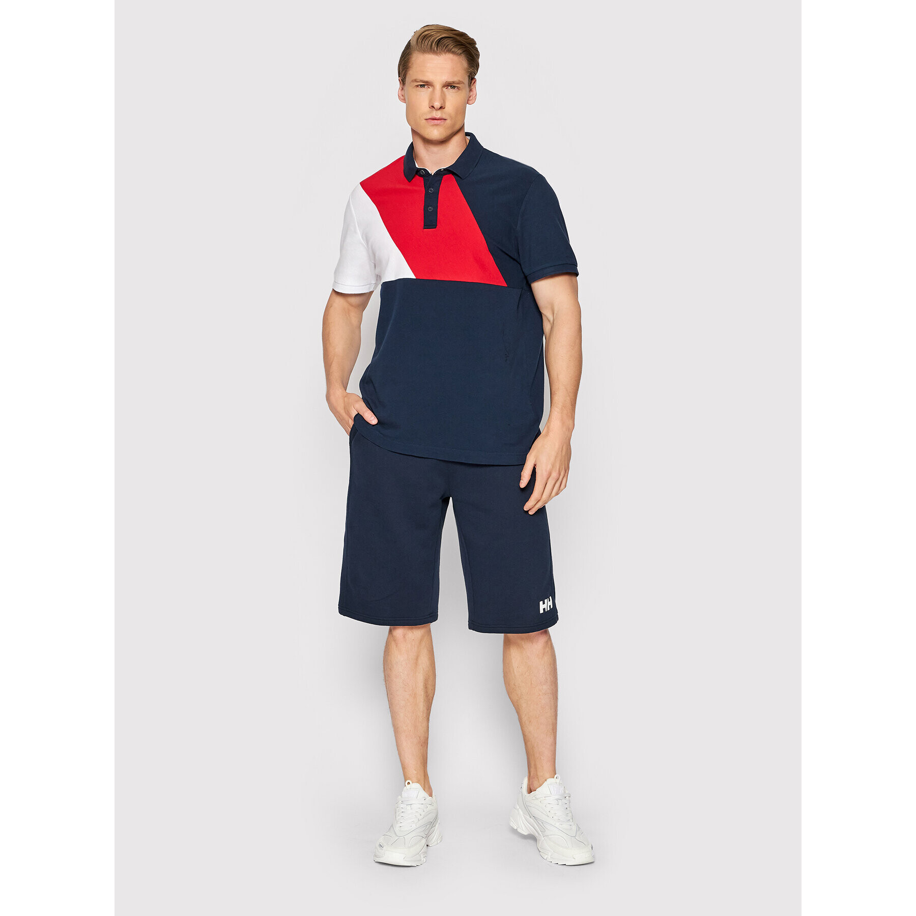 Helly Hansen Polokošile Burgee 30356 Tmavomodrá Regular Fit - Pepit.cz