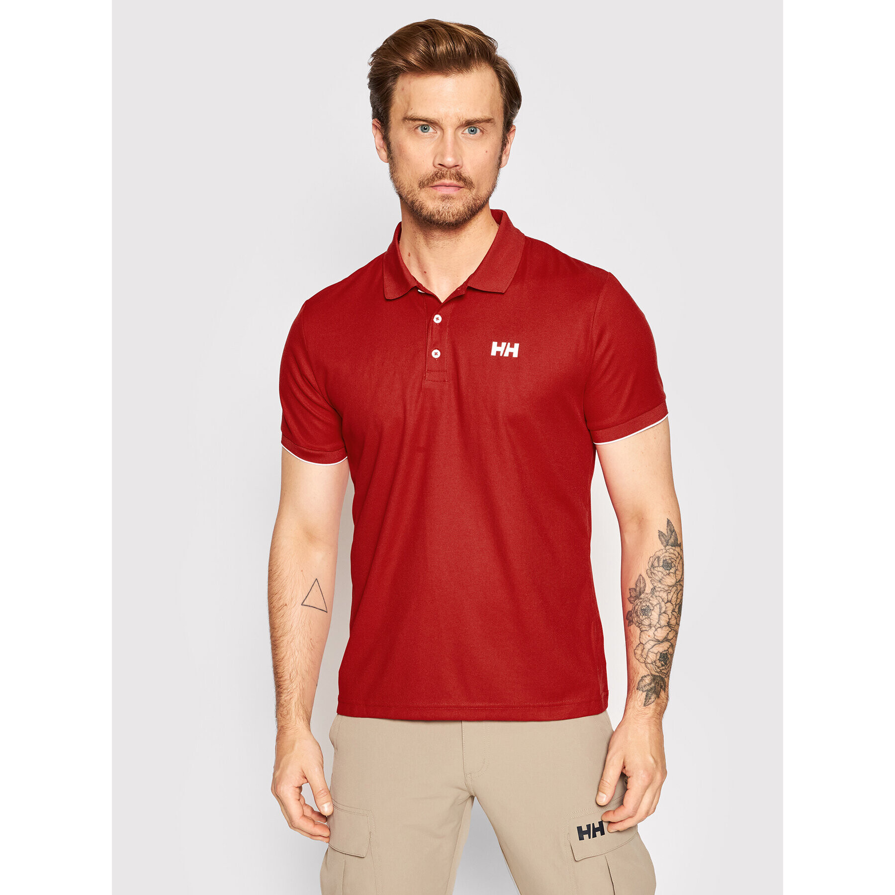 Helly Hansen Polokošile Ocean 34207 Červená Regular Fit - Pepit.cz