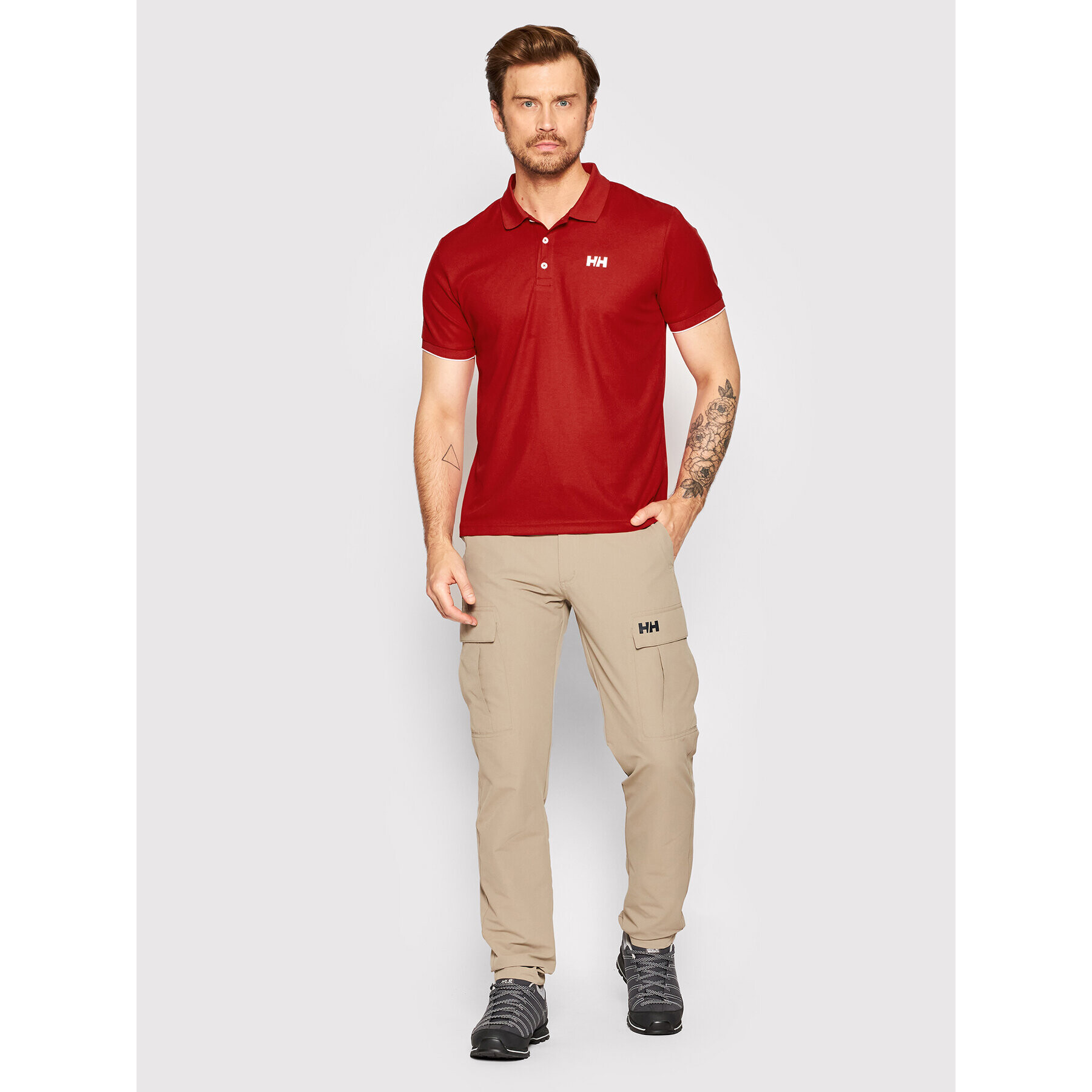 Helly Hansen Polokošile Ocean 34207 Červená Regular Fit - Pepit.cz