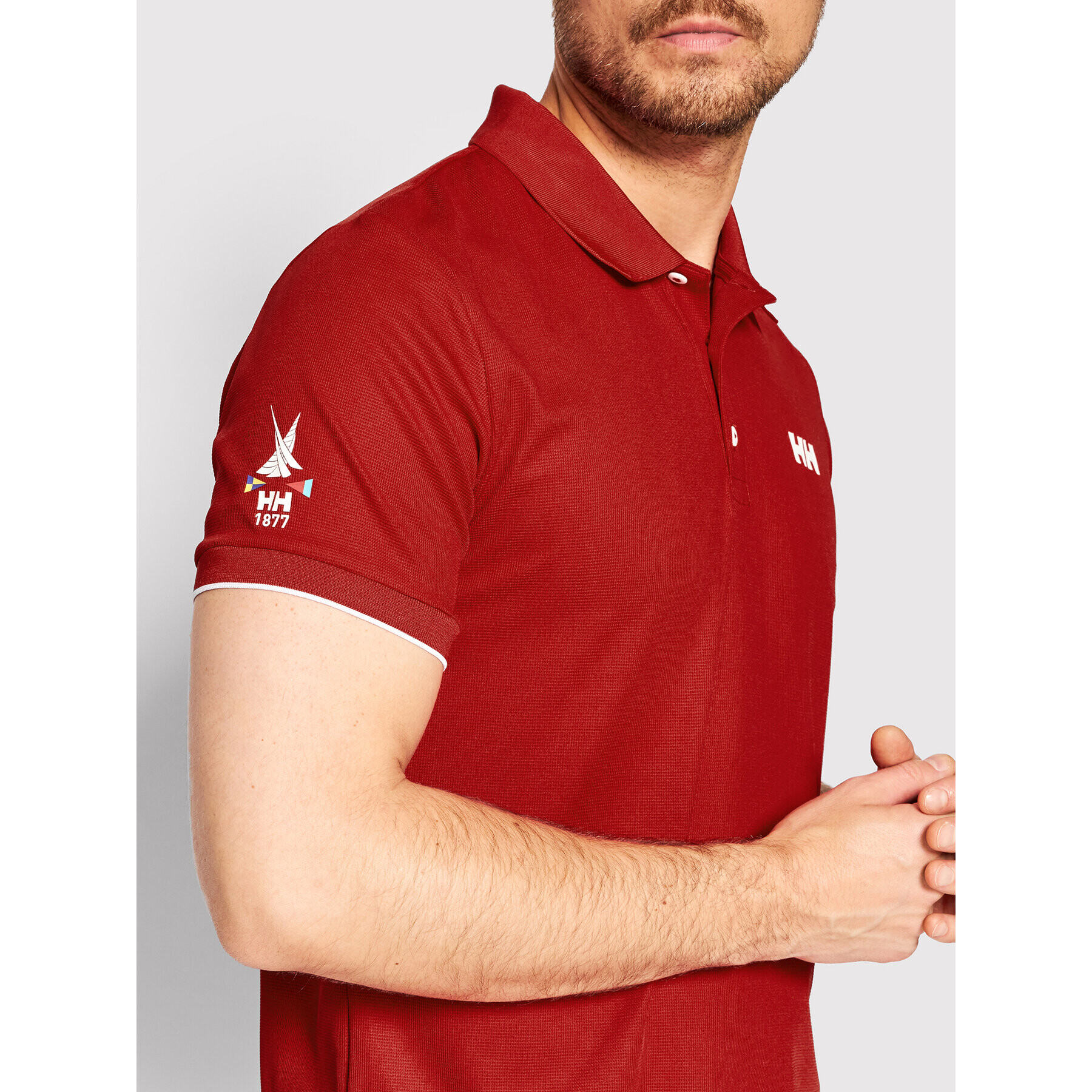 Helly Hansen Polokošile Ocean 34207 Červená Regular Fit - Pepit.cz