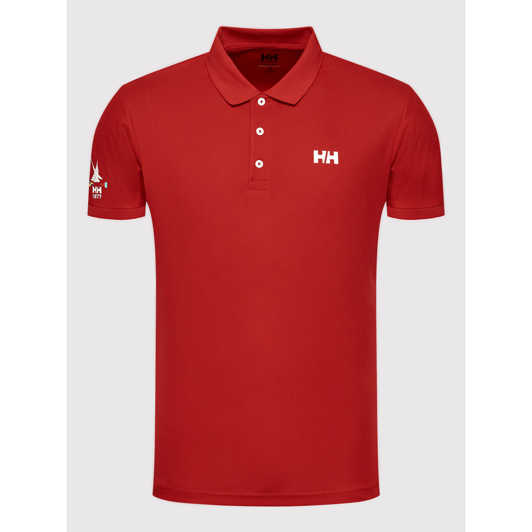 Helly Hansen Polokošile Ocean 34207 Červená Regular Fit - Pepit.cz