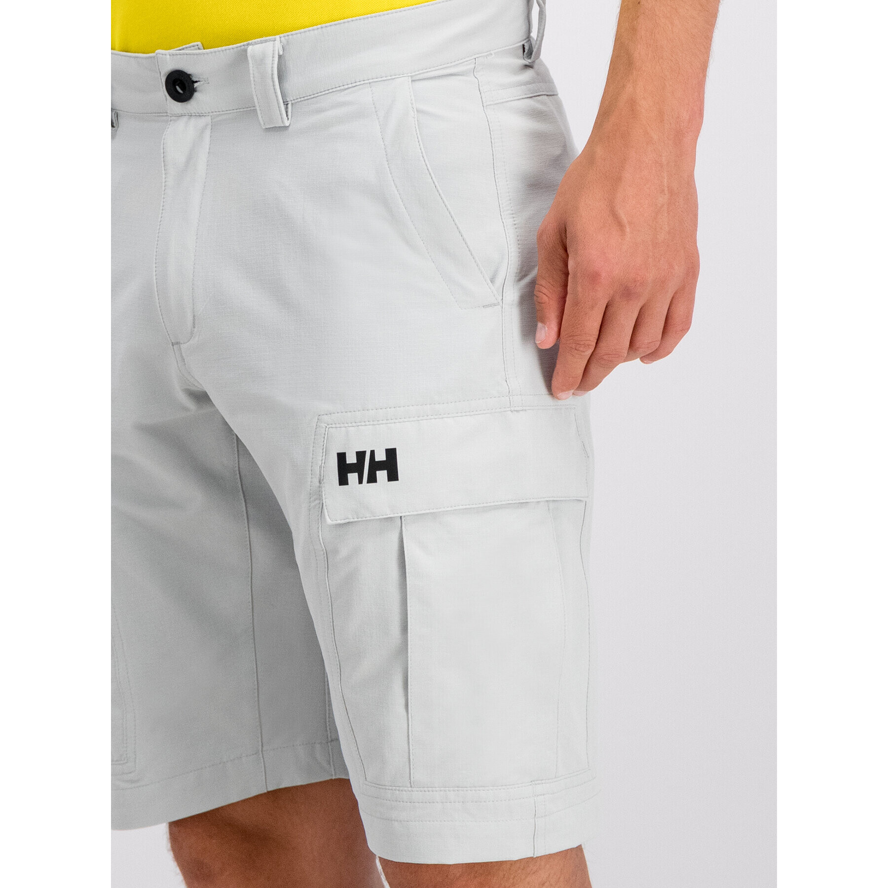 Helly Hansen Šortky z materiálu HH QD Cargo Shorts 11 54154 Šedá Regular Fit - Pepit.cz