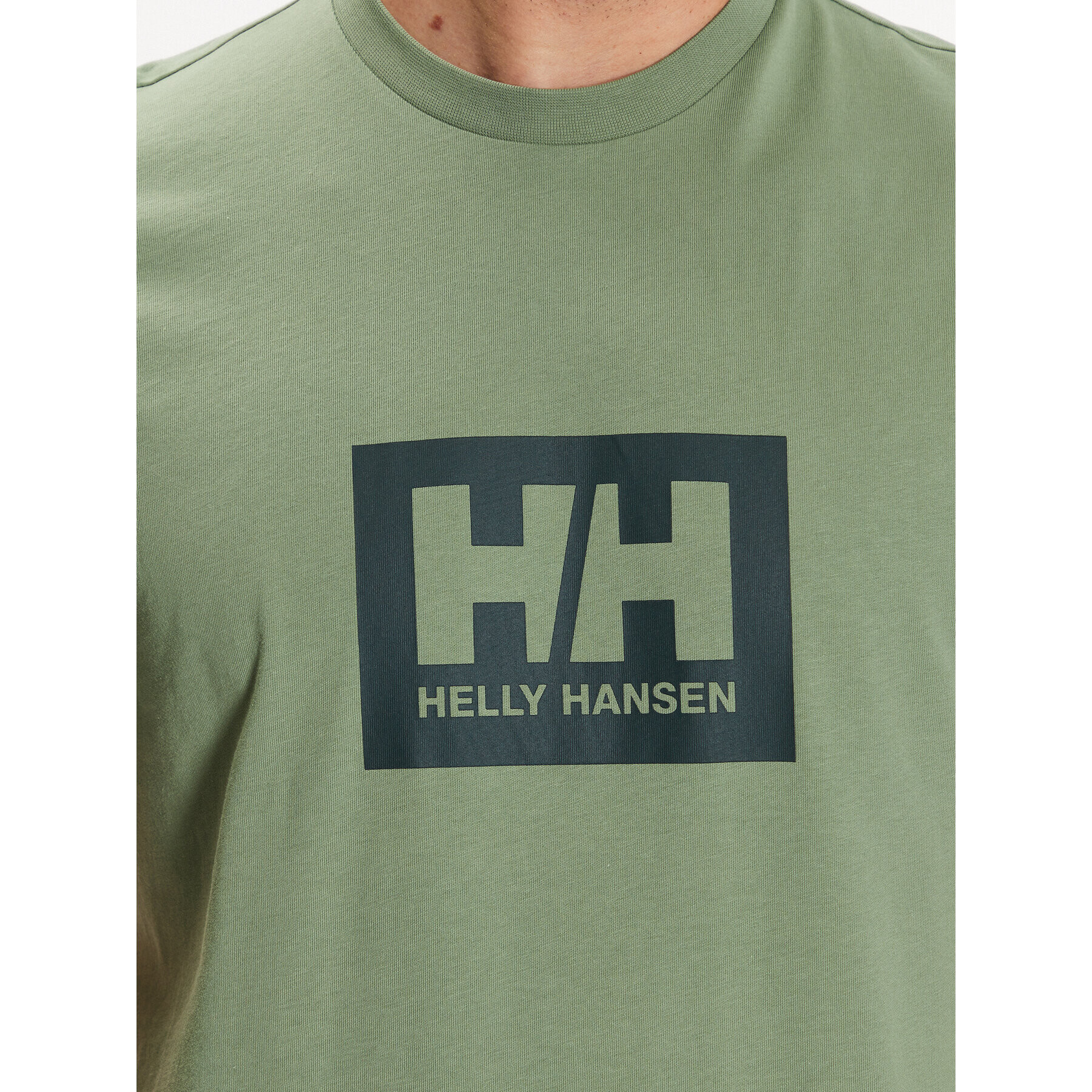 Helly Hansen T-Shirt Box 53285 Zelená Regular Fit - Pepit.cz