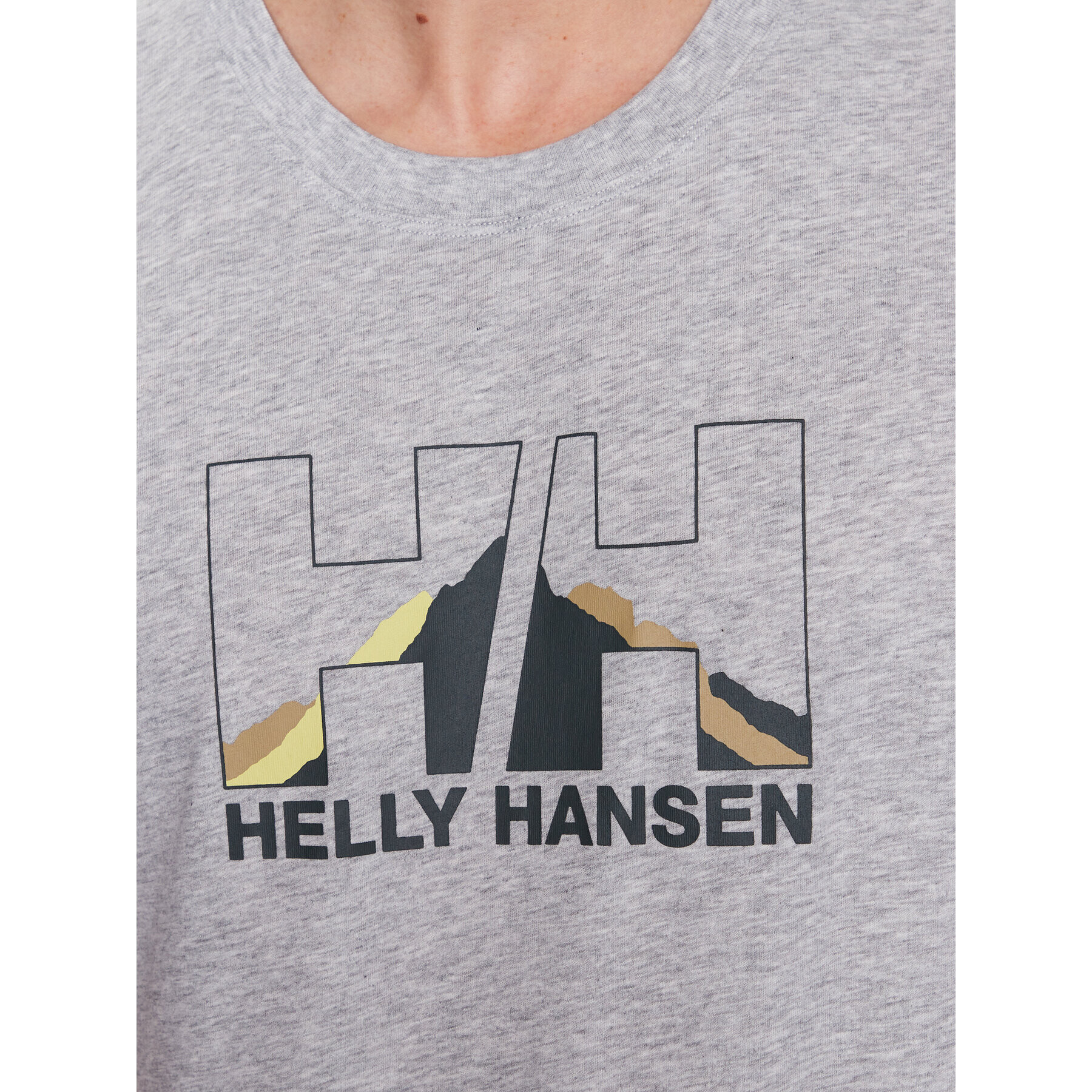 Helly Hansen T-Shirt Nord Graphic 62978 Šedá Regular Fit - Pepit.cz