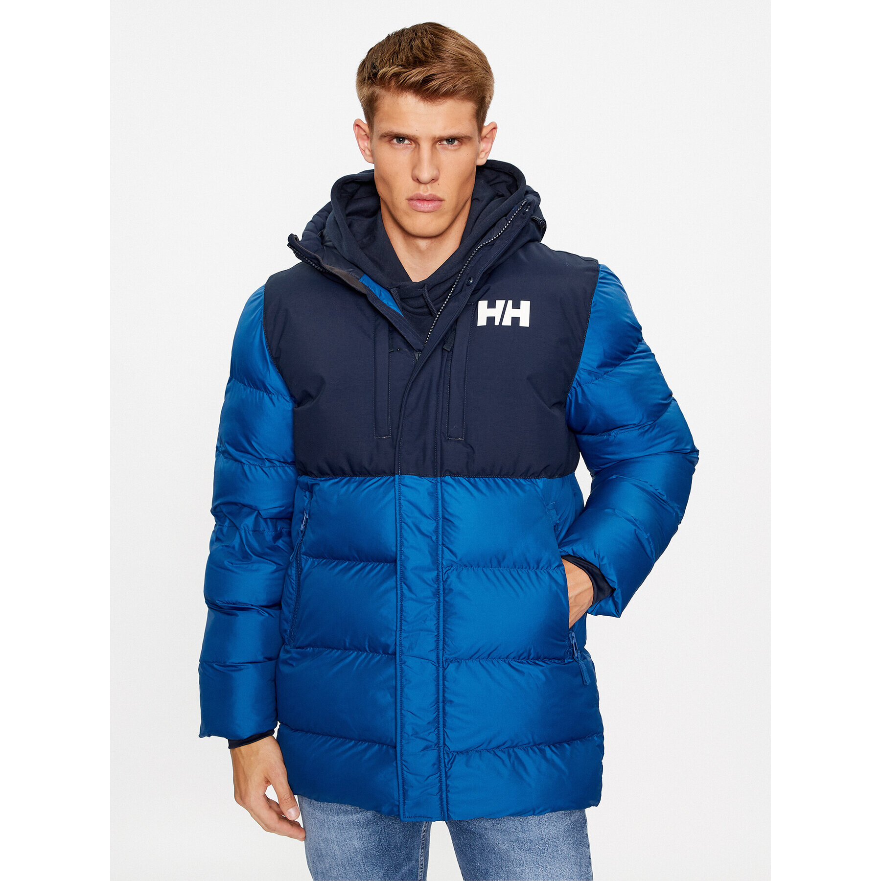 Helly Hansen Vatovaná bunda Active Puffy Long 53522 Modrá Regular Fit - Pepit.cz