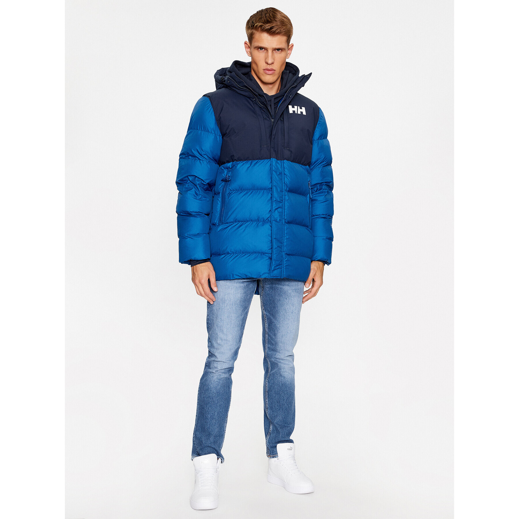 Helly Hansen Vatovaná bunda Active Puffy Long 53522 Modrá Regular Fit - Pepit.cz