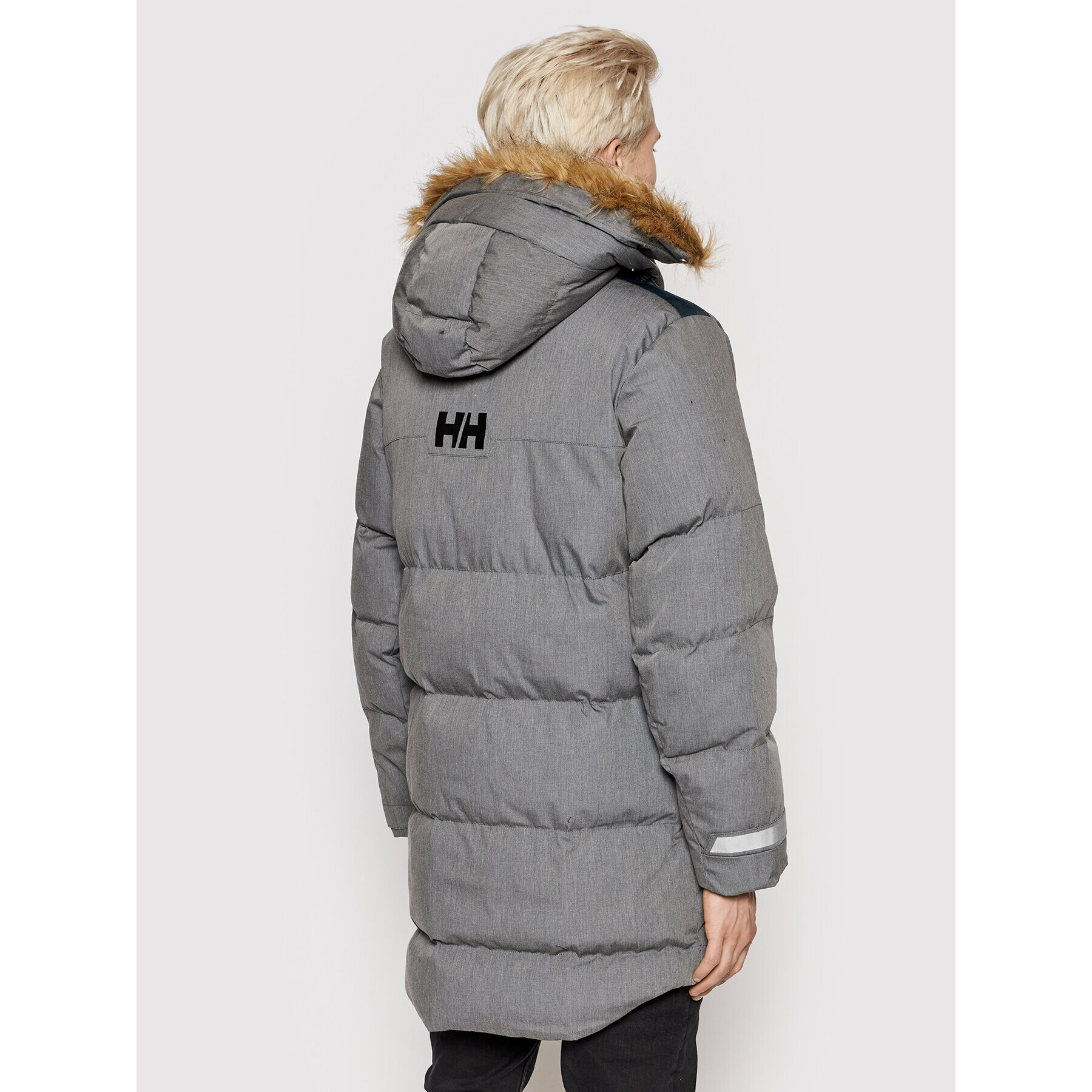 Helly Hansen Vatovaná bunda Barents 53167 Šedá Regular Fit - Pepit.cz