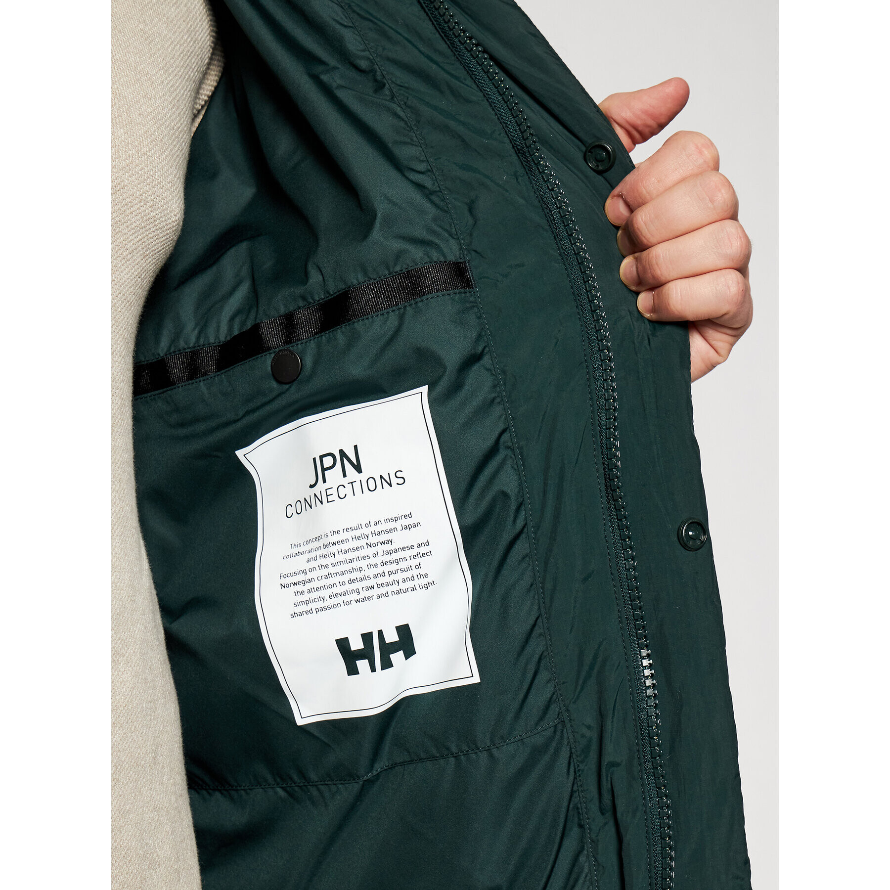 Helly Hansen Vatovaná bunda Jpn 53566 Zelená Regular Fit - Pepit.cz