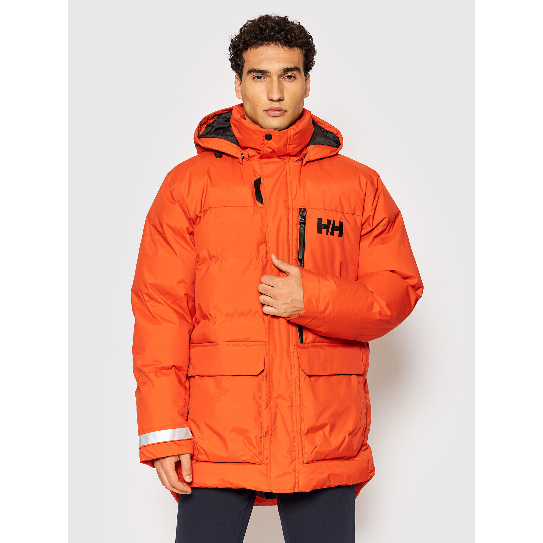 Helly Hansen Vatovaná bunda Tromsoe 53074 Oranžová Regular Fit - Pepit.cz