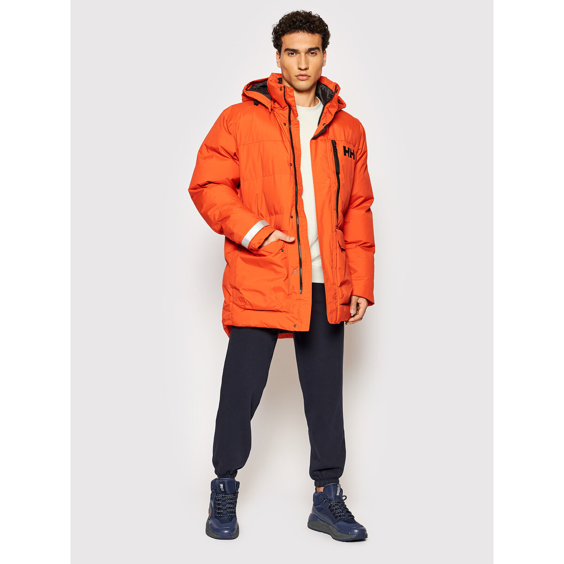 Helly Hansen Vatovaná bunda Tromsoe 53074 Oranžová Regular Fit - Pepit.cz