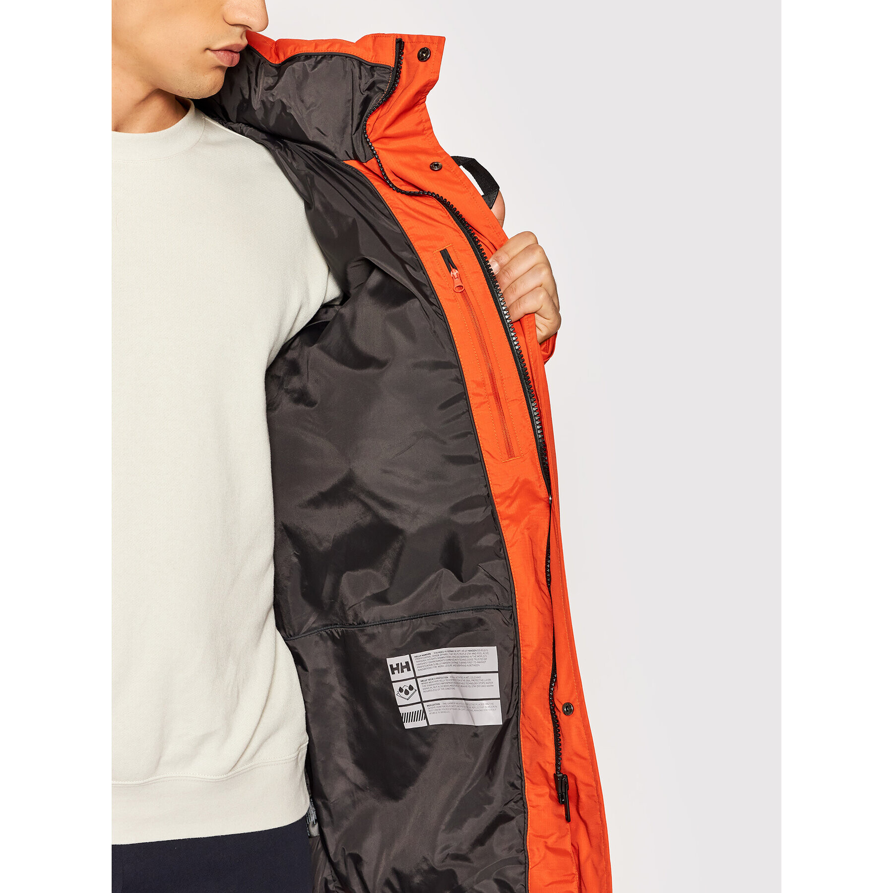 Helly Hansen Vatovaná bunda Tromsoe 53074 Oranžová Regular Fit - Pepit.cz