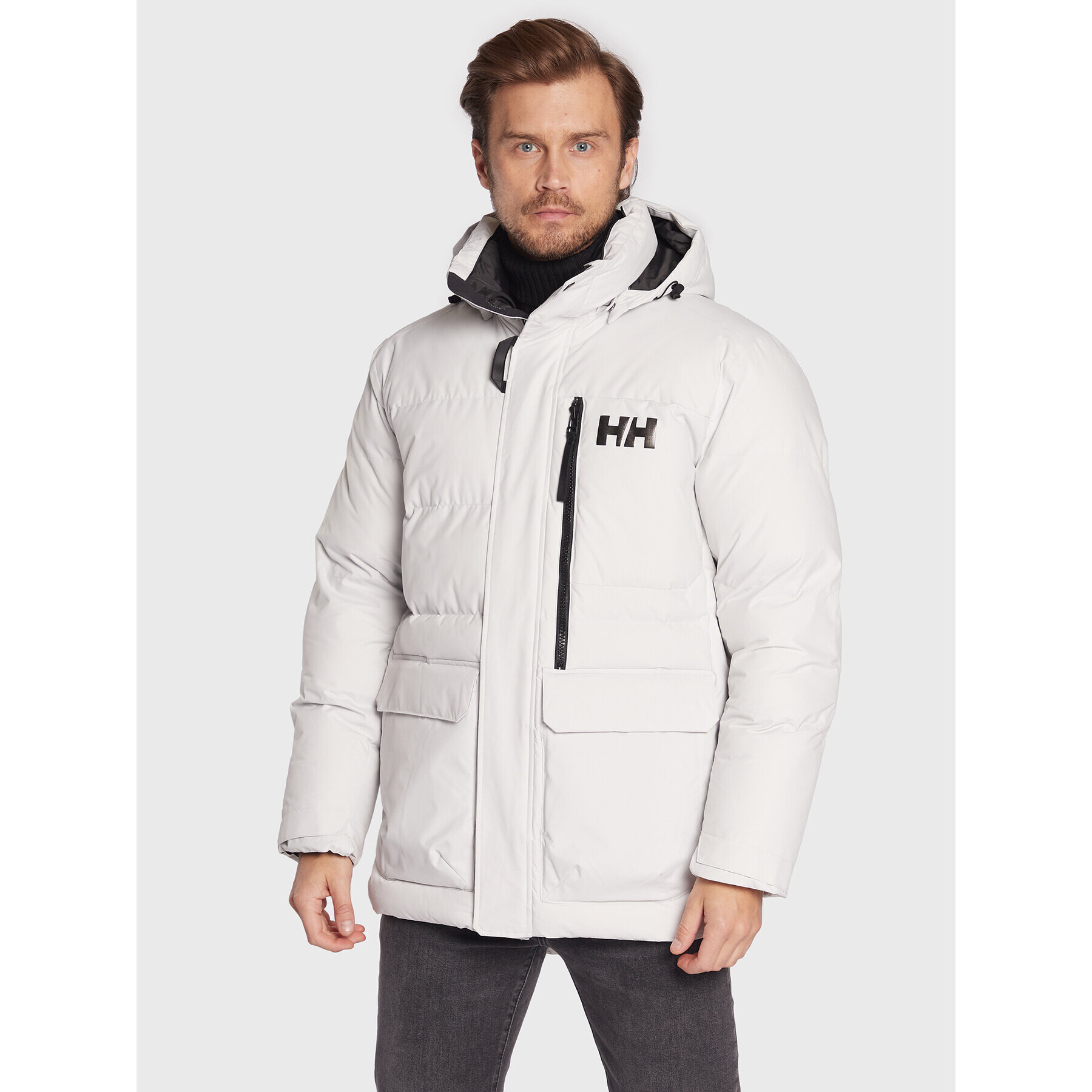 Helly Hansen Vatovaná bunda Tromsoe 53074 Šedá Regular Fit - Pepit.cz