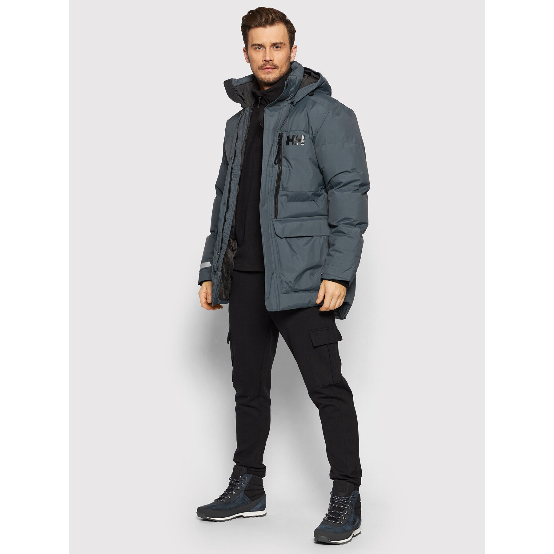 Helly Hansen Vatovaná bunda Tromsoe 53074 Šedá Regular Fit - Pepit.cz