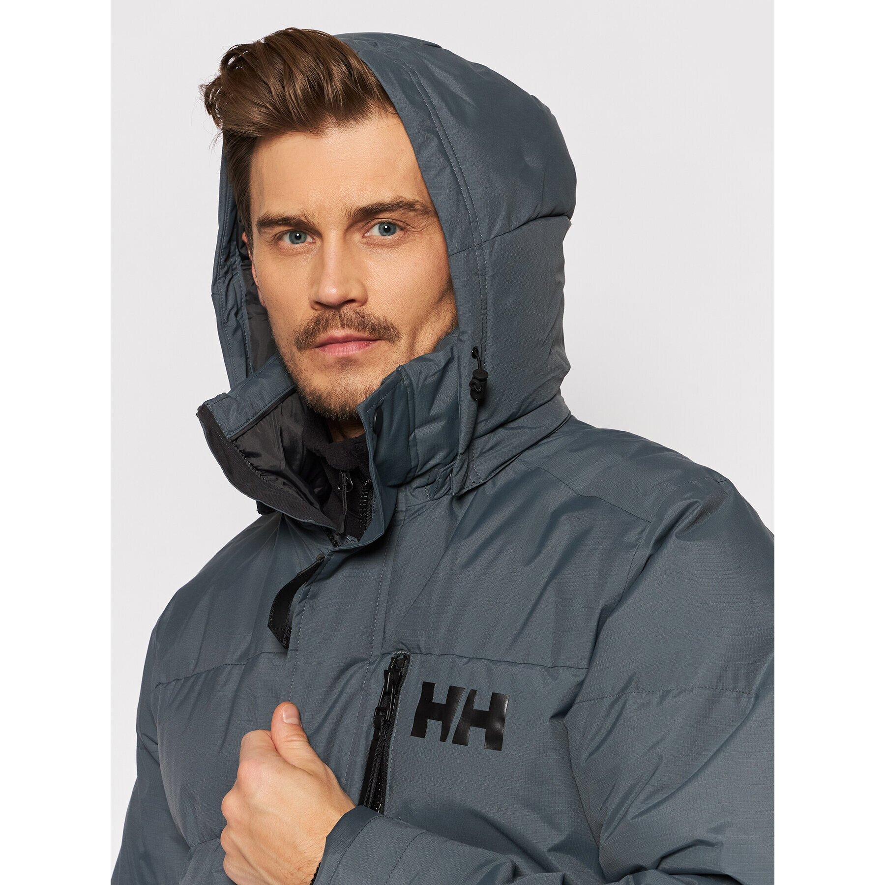 Helly Hansen Vatovaná bunda Tromsoe 53074 Šedá Regular Fit - Pepit.cz