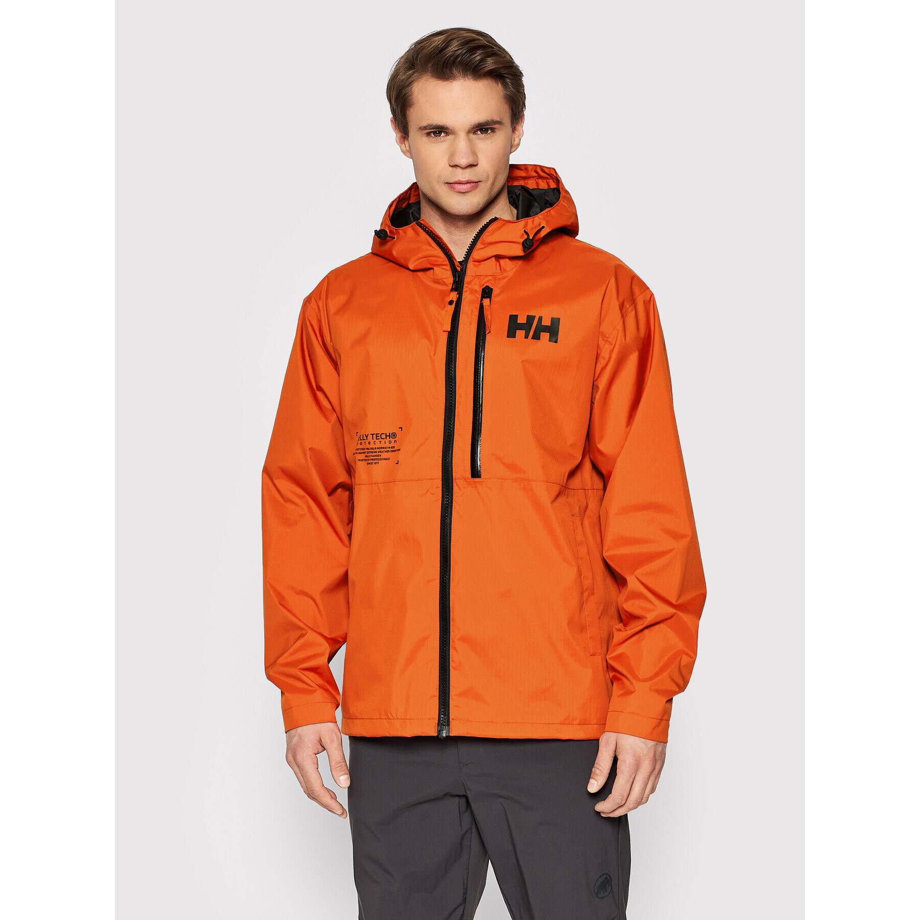 Helly Hansen Větrovka Active Pace 53085 Oranžová Regular Fit - Pepit.cz