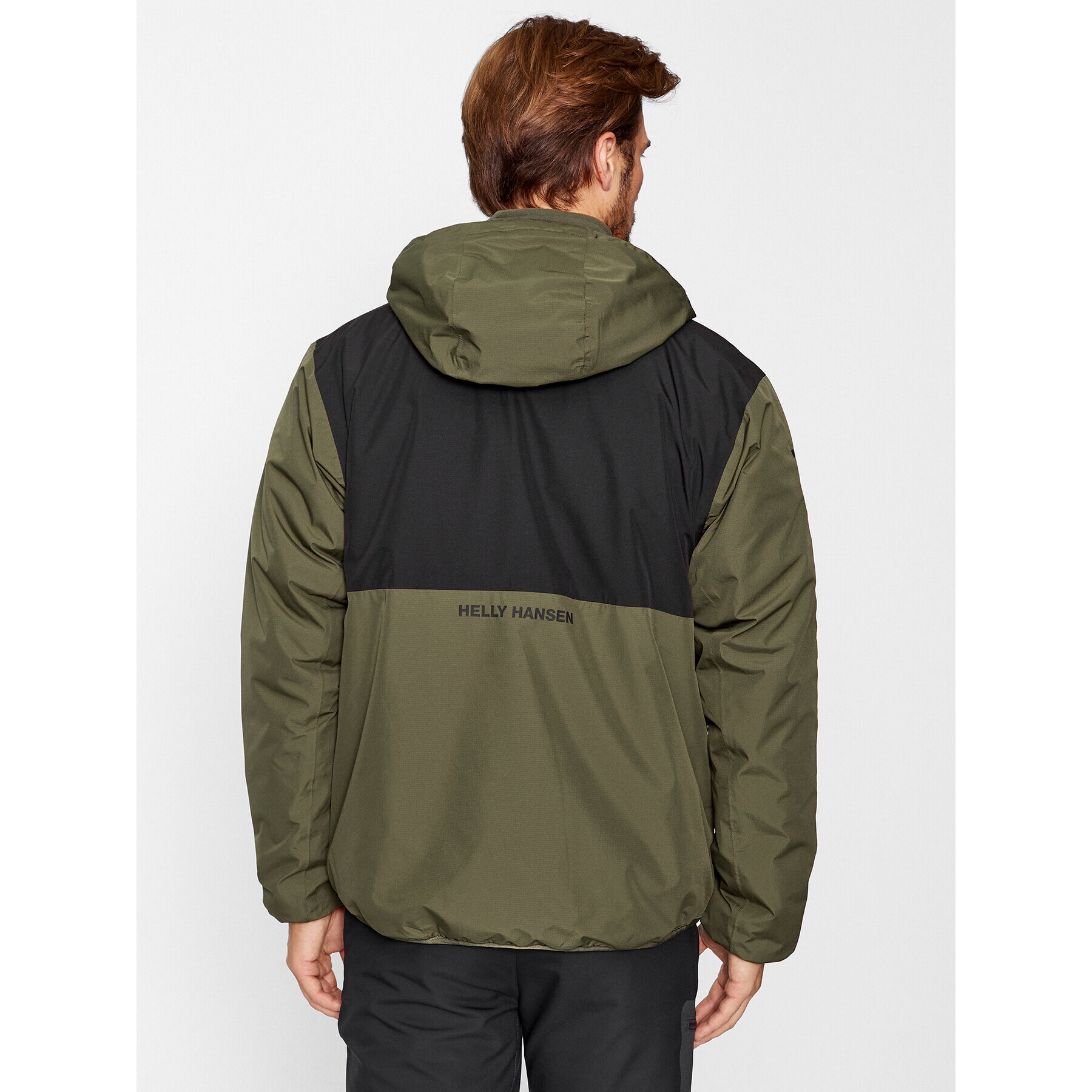 Helly Hansen Větrovka Ervik Ins 53983 Khaki Regular Fit - Pepit.cz