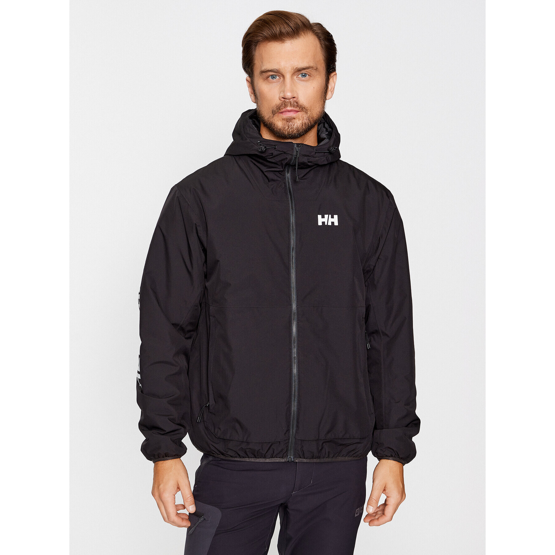 Helly Hansen Větrovka Ervik Ins Rain Jacket 53983 Černá Regular Fit - Pepit.cz