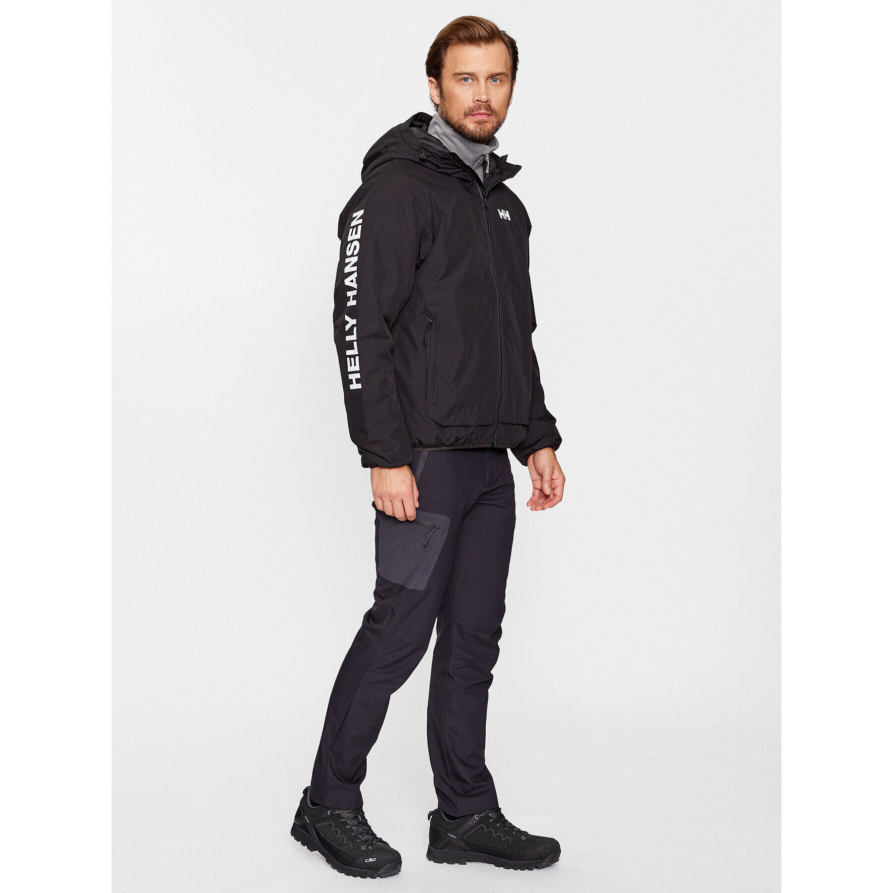 Helly Hansen Větrovka Ervik Ins Rain Jacket 53983 Černá Regular Fit - Pepit.cz