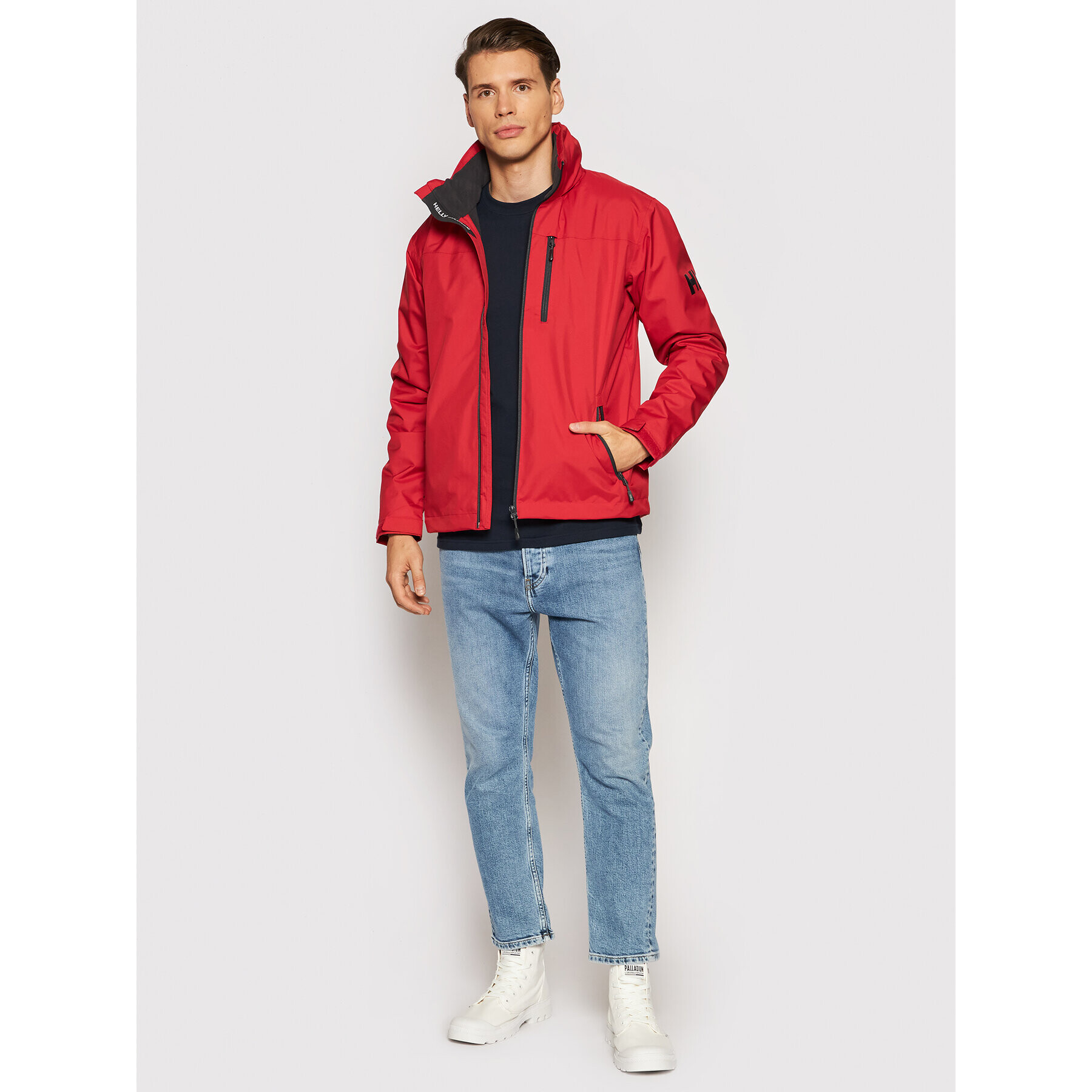 Helly Hansen Větrovka Midlayer 33874 Červená Regular Fit - Pepit.cz