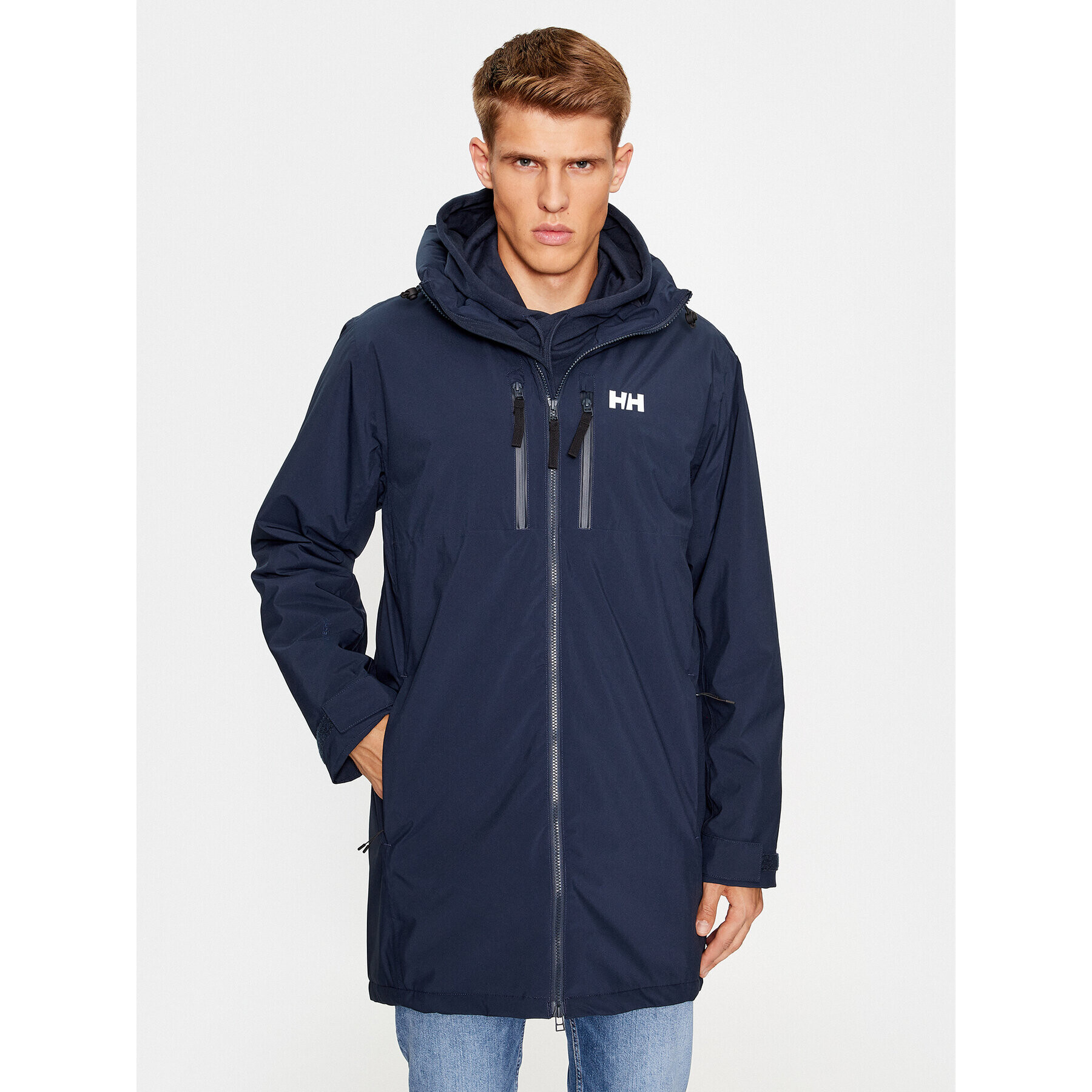 Helly Hansen Větrovka Rain Parka 54002 Tmavomodrá Regular Fit - Pepit.cz