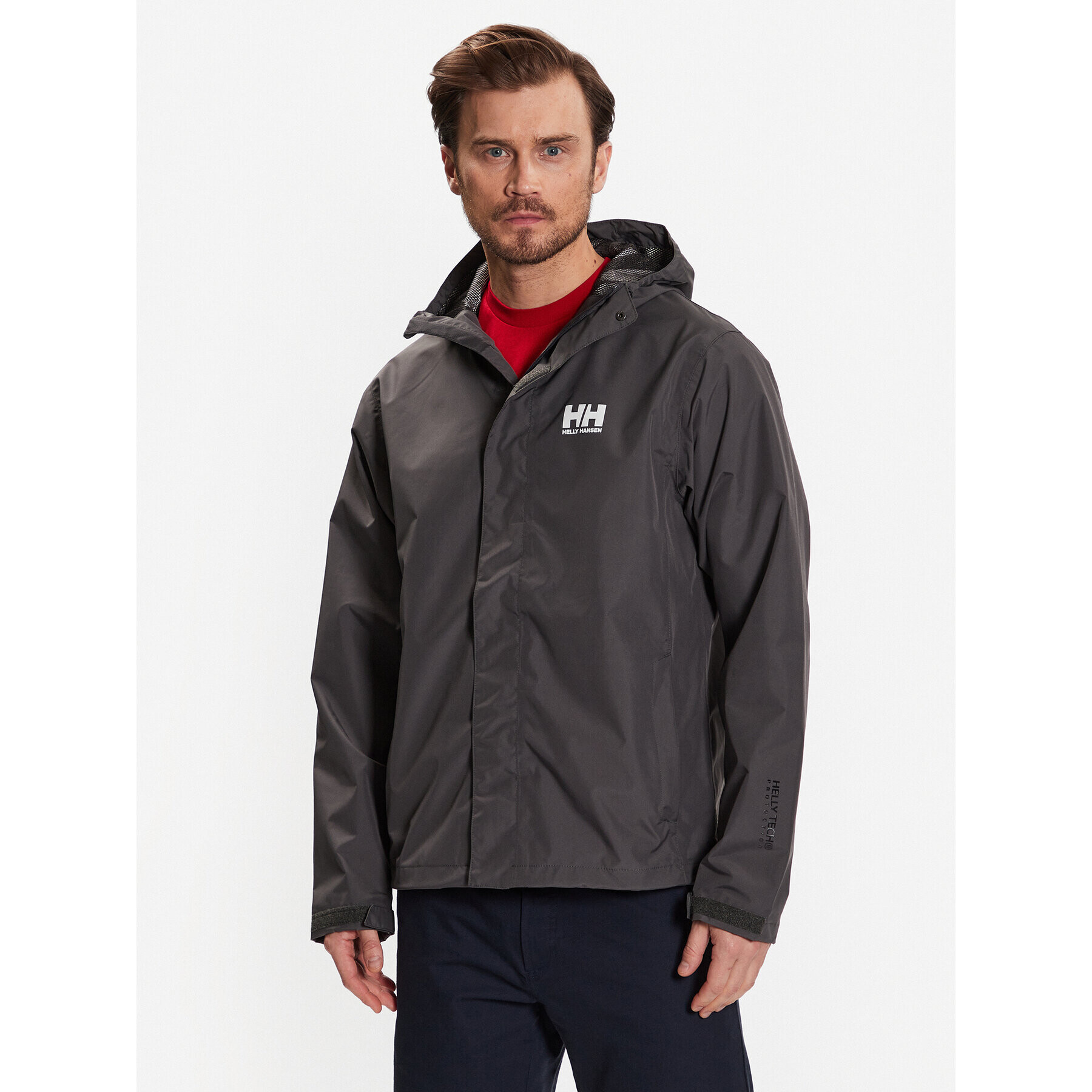 Helly Hansen Větrovka Seven 62047 Šedá Regular Fit - Pepit.cz