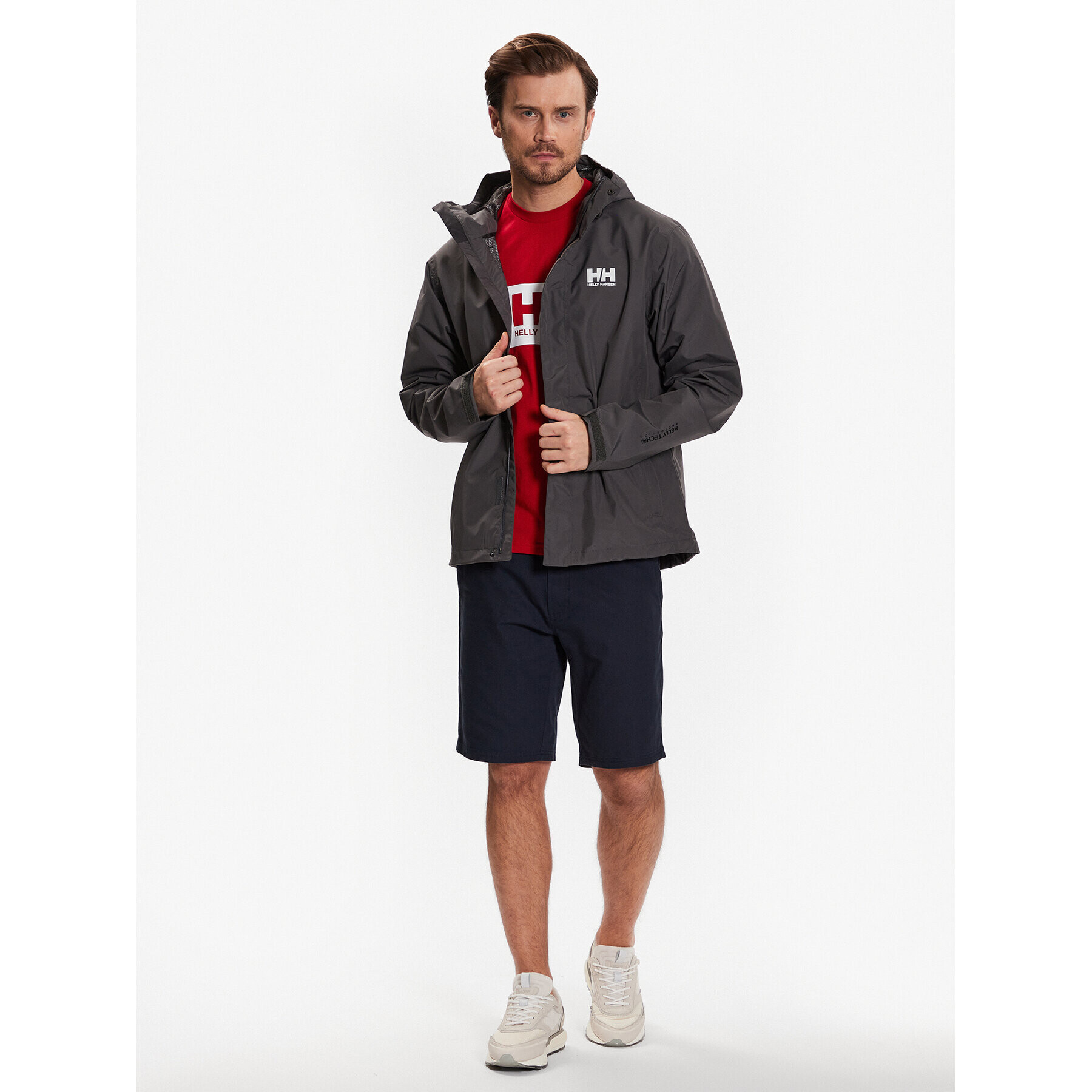 Helly Hansen Větrovka Seven 62047 Šedá Regular Fit - Pepit.cz