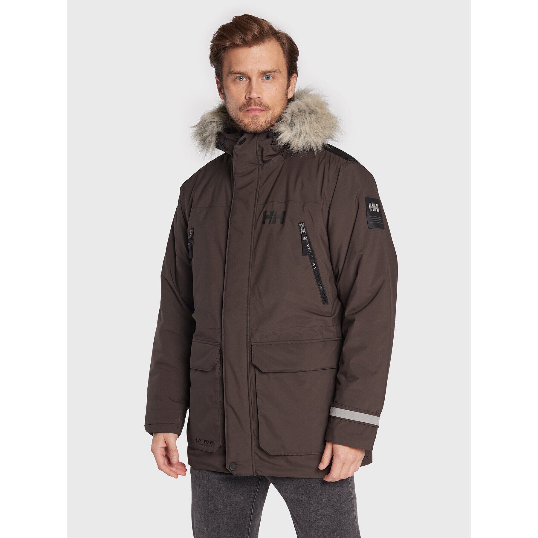 Helly Hansen Zimní bunda Reine 53630 Hnědá Regular Fit - Pepit.cz