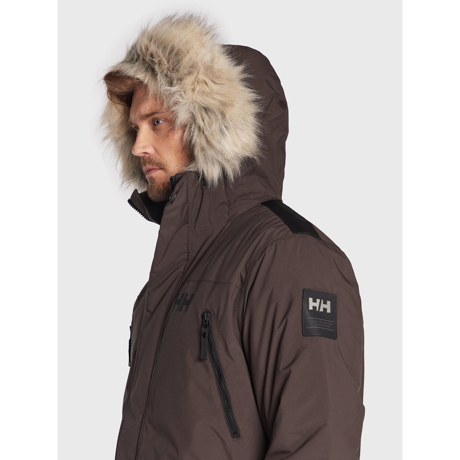 Helly Hansen Zimní bunda Reine 53630 Hnědá Regular Fit - Pepit.cz