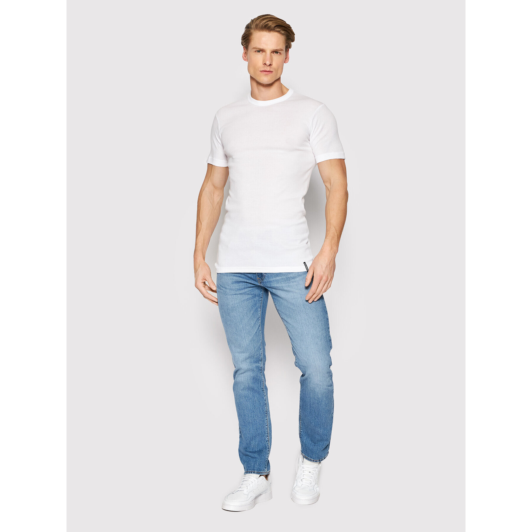 Henderson T-Shirt 1495 Bílá Regular Fit - Pepit.cz