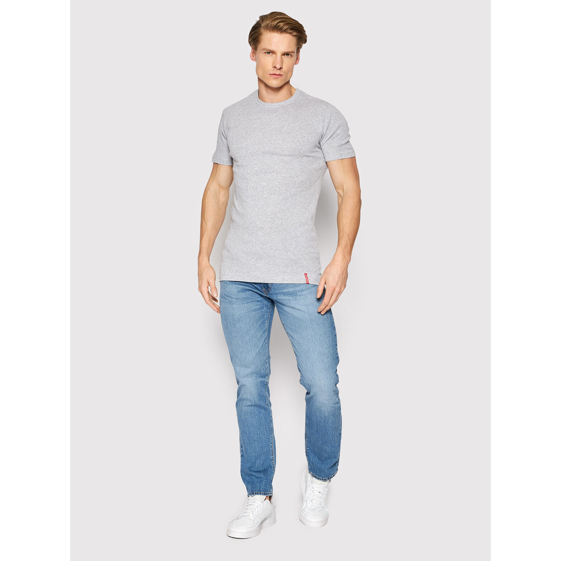 Henderson T-Shirt 1495 Šedá Regular Fit - Pepit.cz