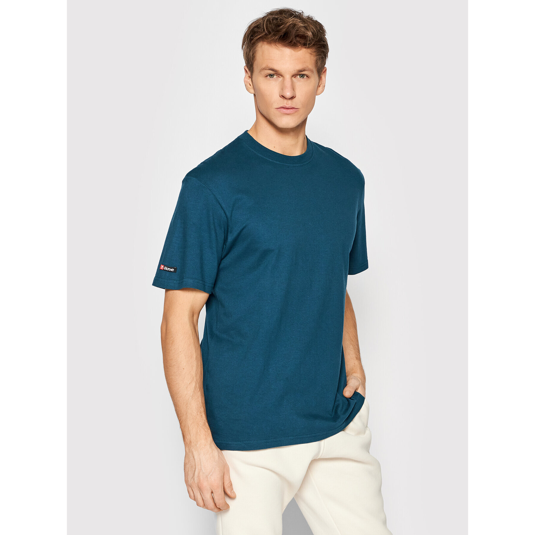 Henderson T-Shirt T-Line 19407 Modrá Regular Fit - Pepit.cz