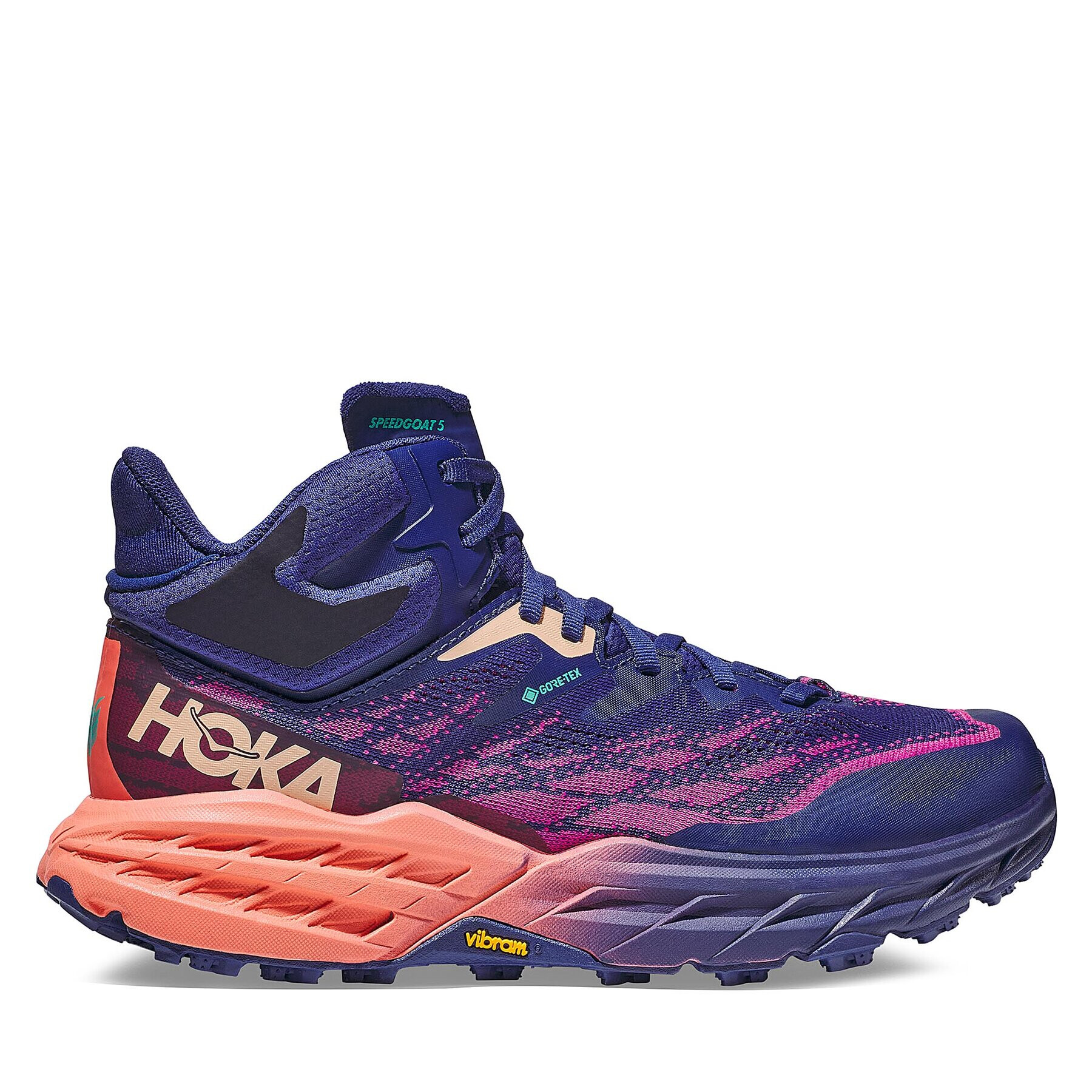 Hoka Trekingová obuv Speedgoat 5 Mid Gtx GORE-TEX1127919 Fialová - Pepit.cz