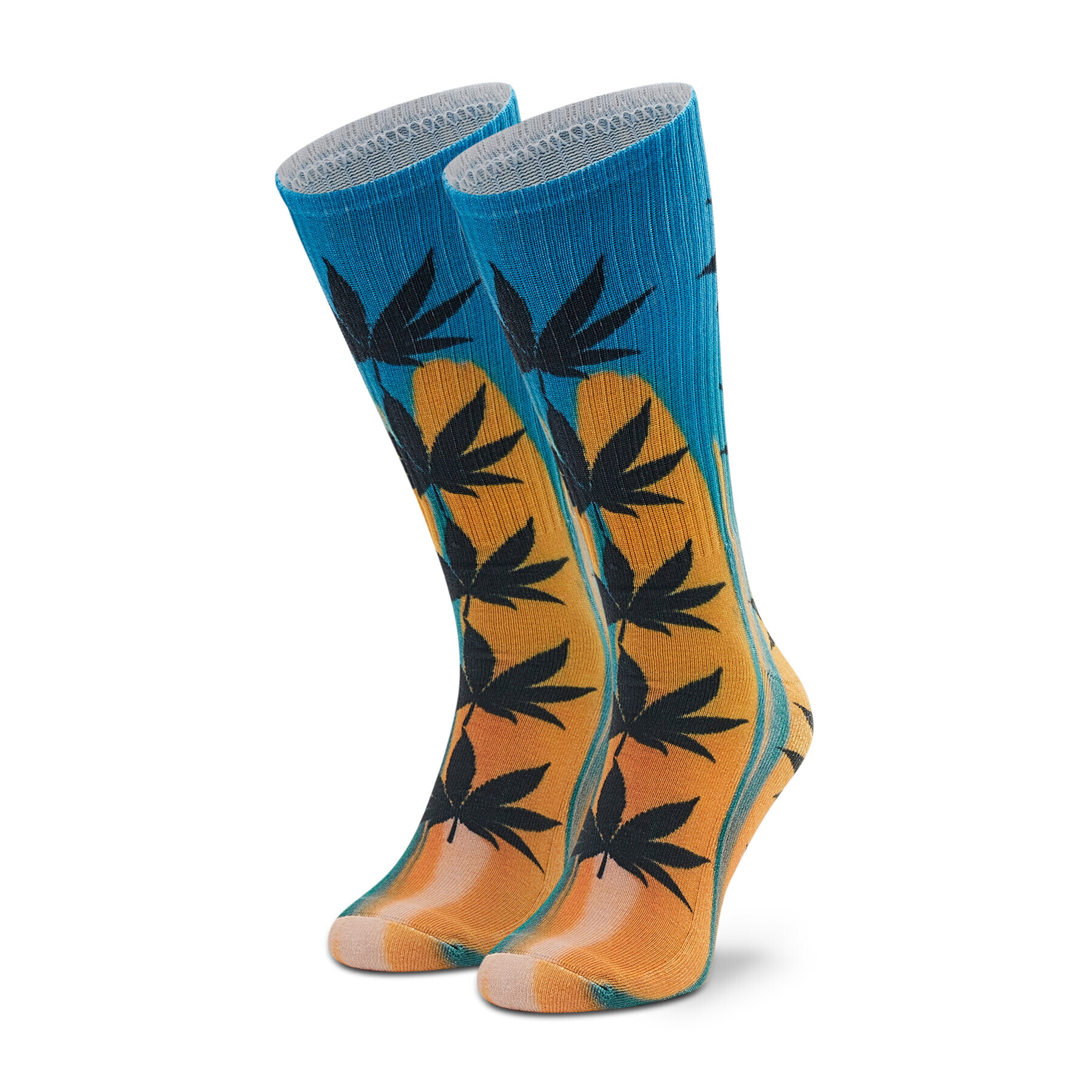 HUF Klasické ponožky Unisex Digital Plantlife SK00620 Žlutá - Pepit.cz