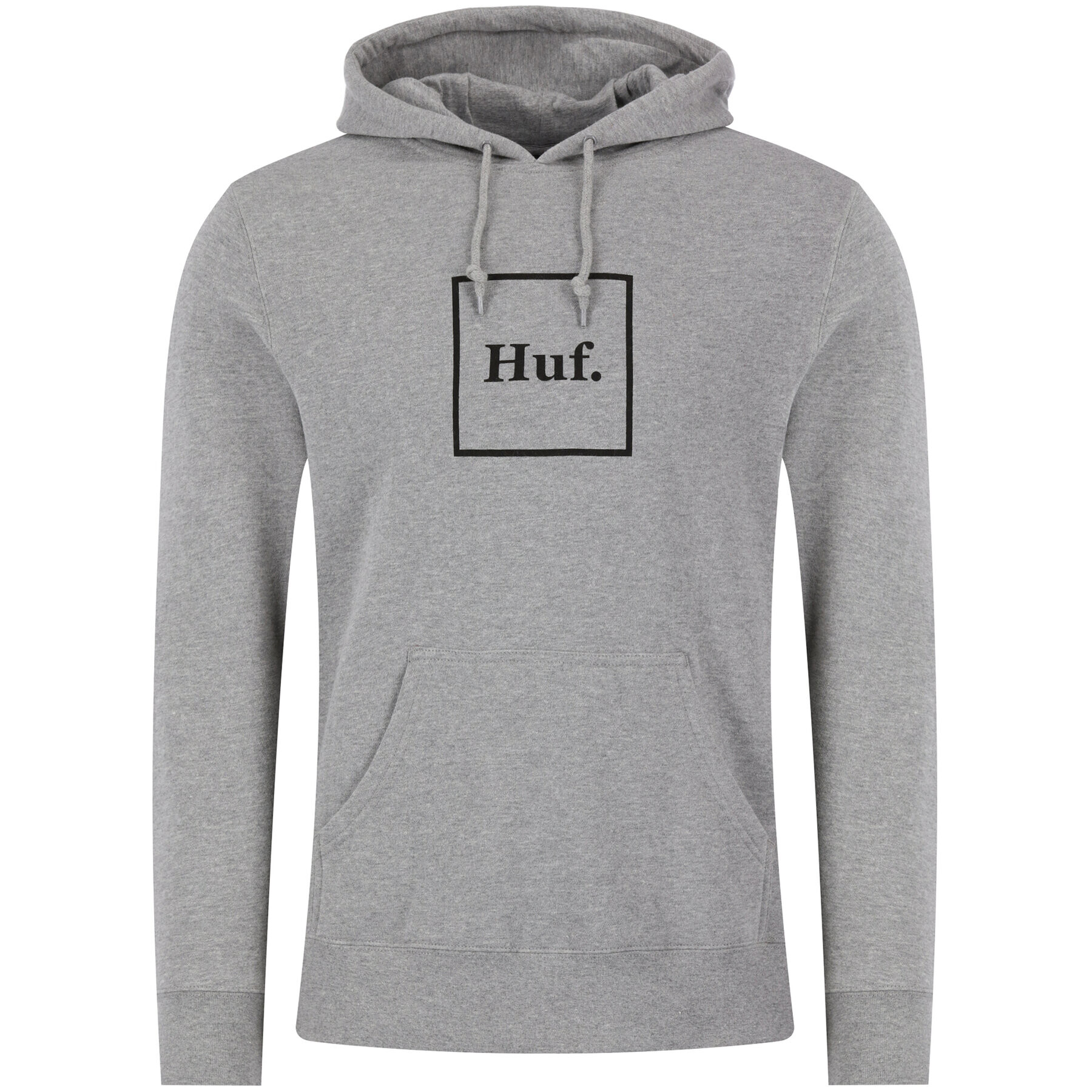 HUF Mikina Essentials Box Logo PF00098 Šedá Regular Fit - Pepit.cz