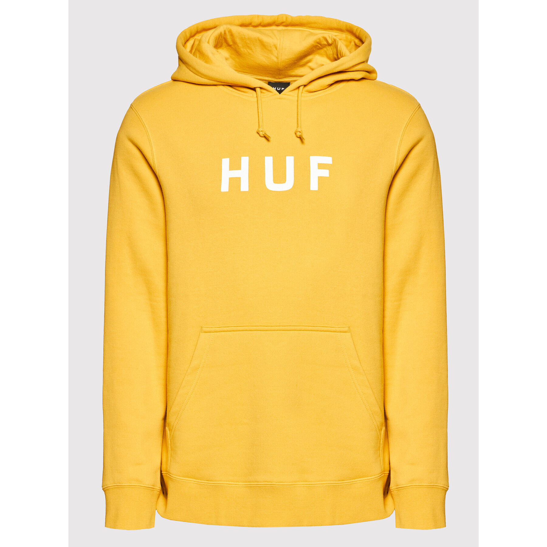 HUF Mikina Essentials Logo PF00099 Žlutá Regular Fit - Pepit.cz