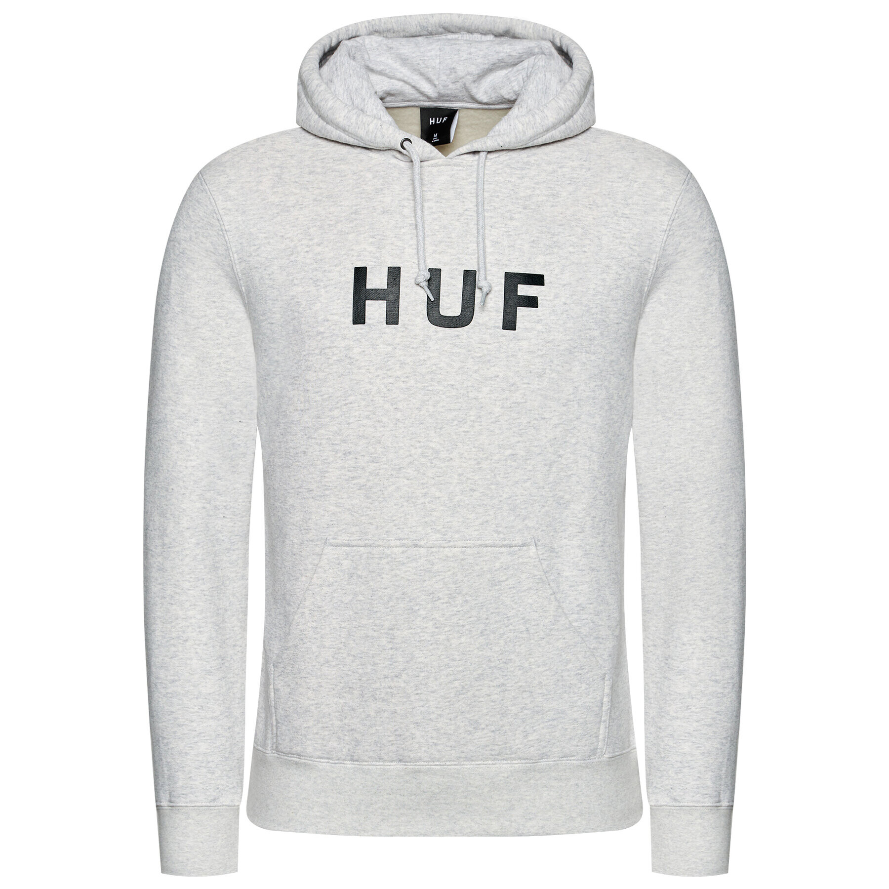 HUF Mikina Essentials Og Logo PF00099 Šedá Regular Fit - Pepit.cz